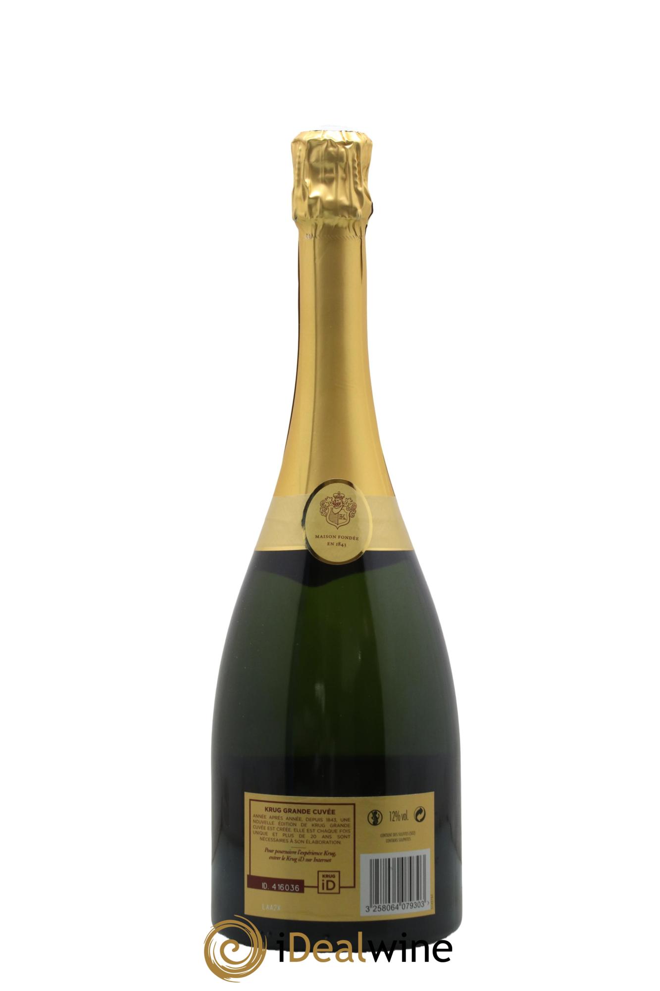 Grande Cuvée - 165ème édition Krug - Lot de 1 bouteille - 1