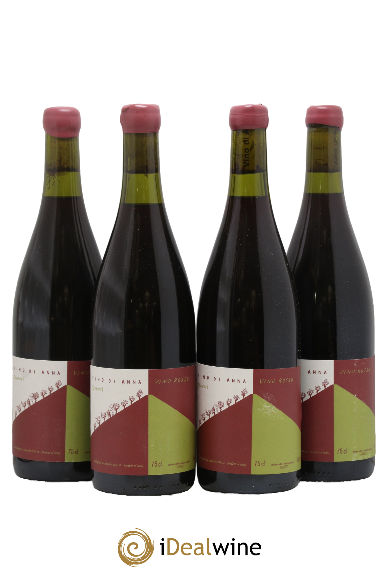 IGT Sicile Vino Rosso Qvevri Don Alfio Vino di Anna 2012 - Lotto di 4 bottiglie - 0