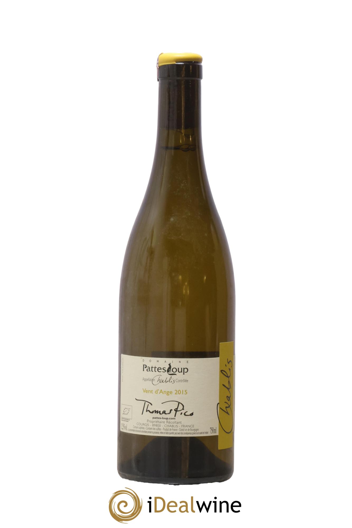 Chablis Vent d'Ange Pattes Loup (Domaine) 2015 - Lotto di 1 bottiglia - 1