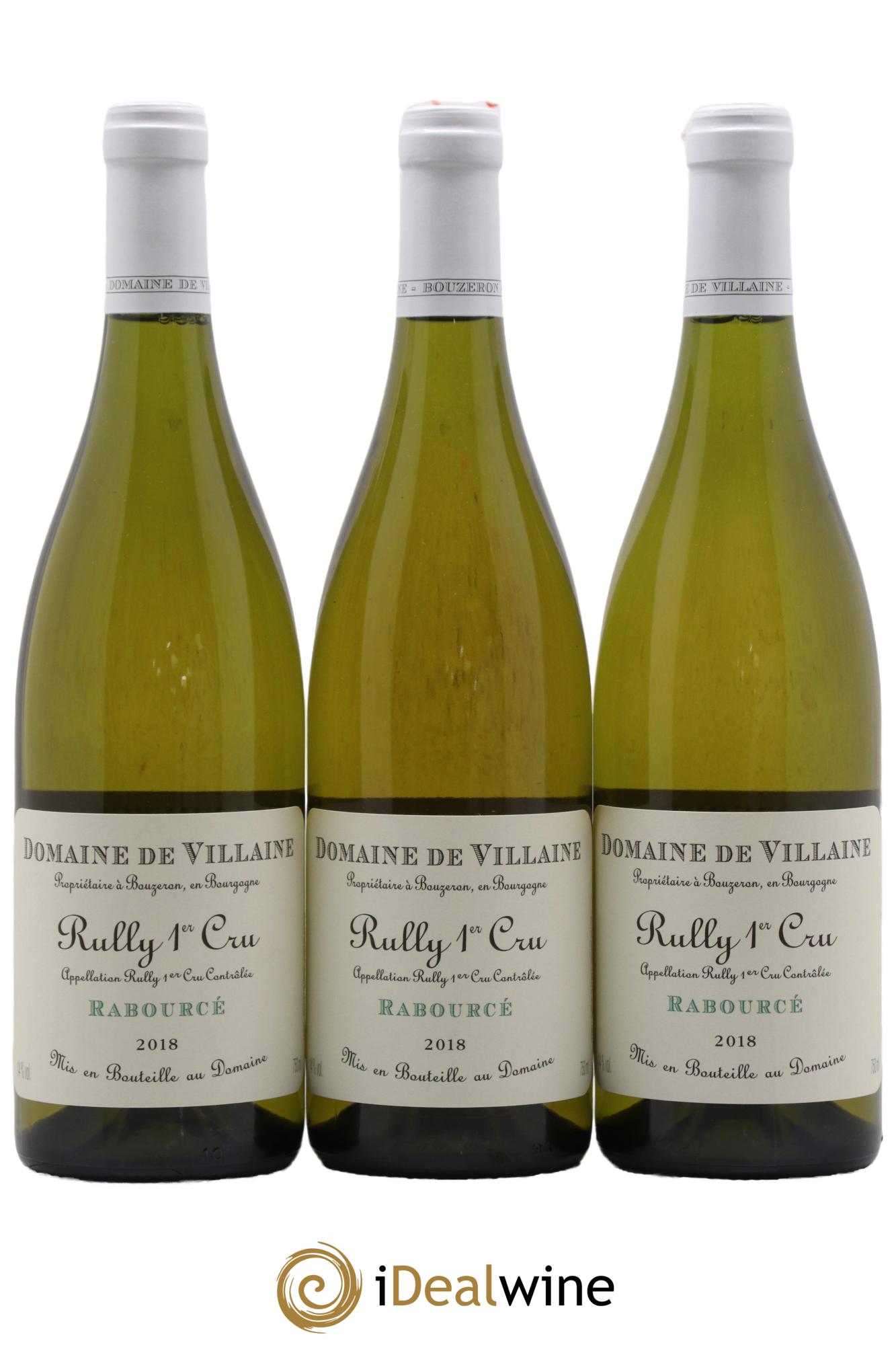 Rully 1er Cru Rabourcé Domaine de Villaine 2018 - Lot of 3 bottles - 0