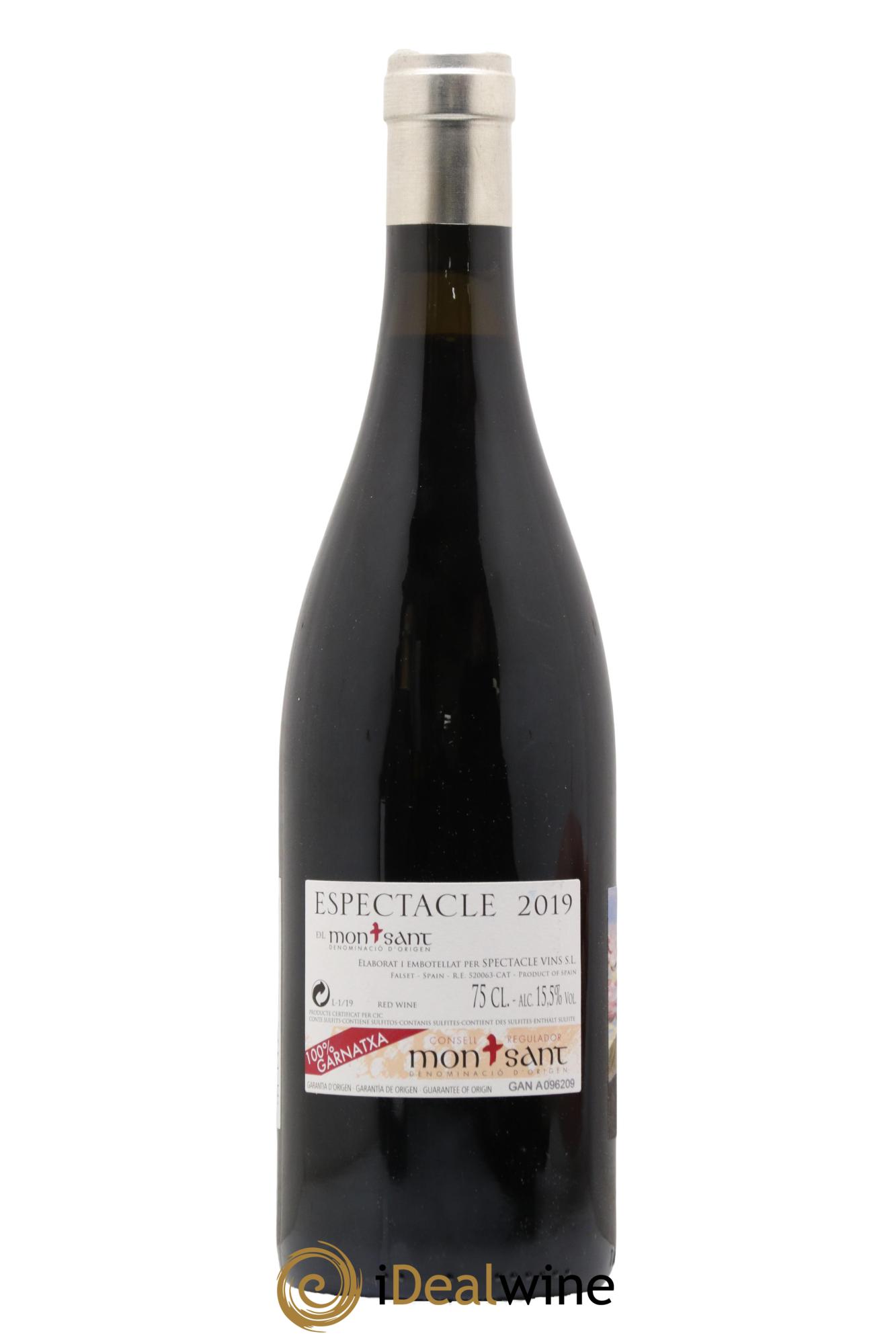 Montsant DO DO Espectacle del Montsant René Barbier 2019 - Lot de 1 bouteille - 1