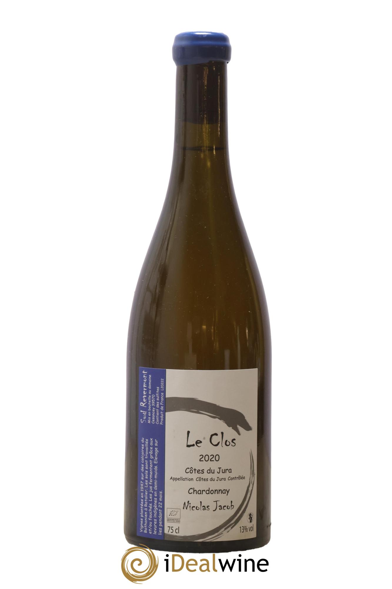 Côtes du Jura Chardonnay Le Clos Nicolas Jacob 2020 - Lotto di 1 bottiglia - 0