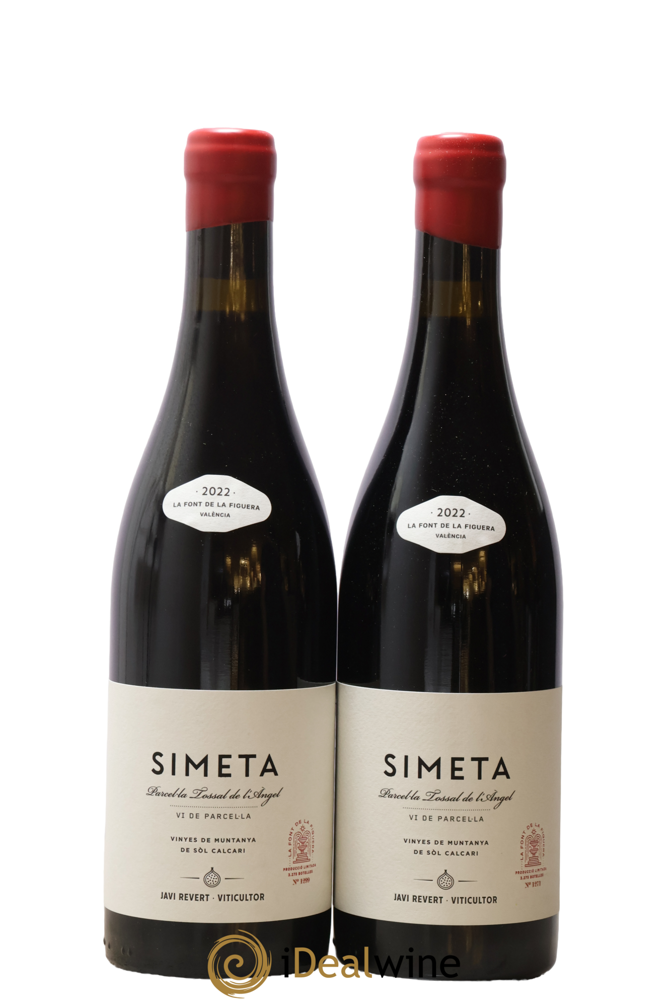Espagne Simeta Javi Revert 2022 - Lot de 2 bouteilles - 0