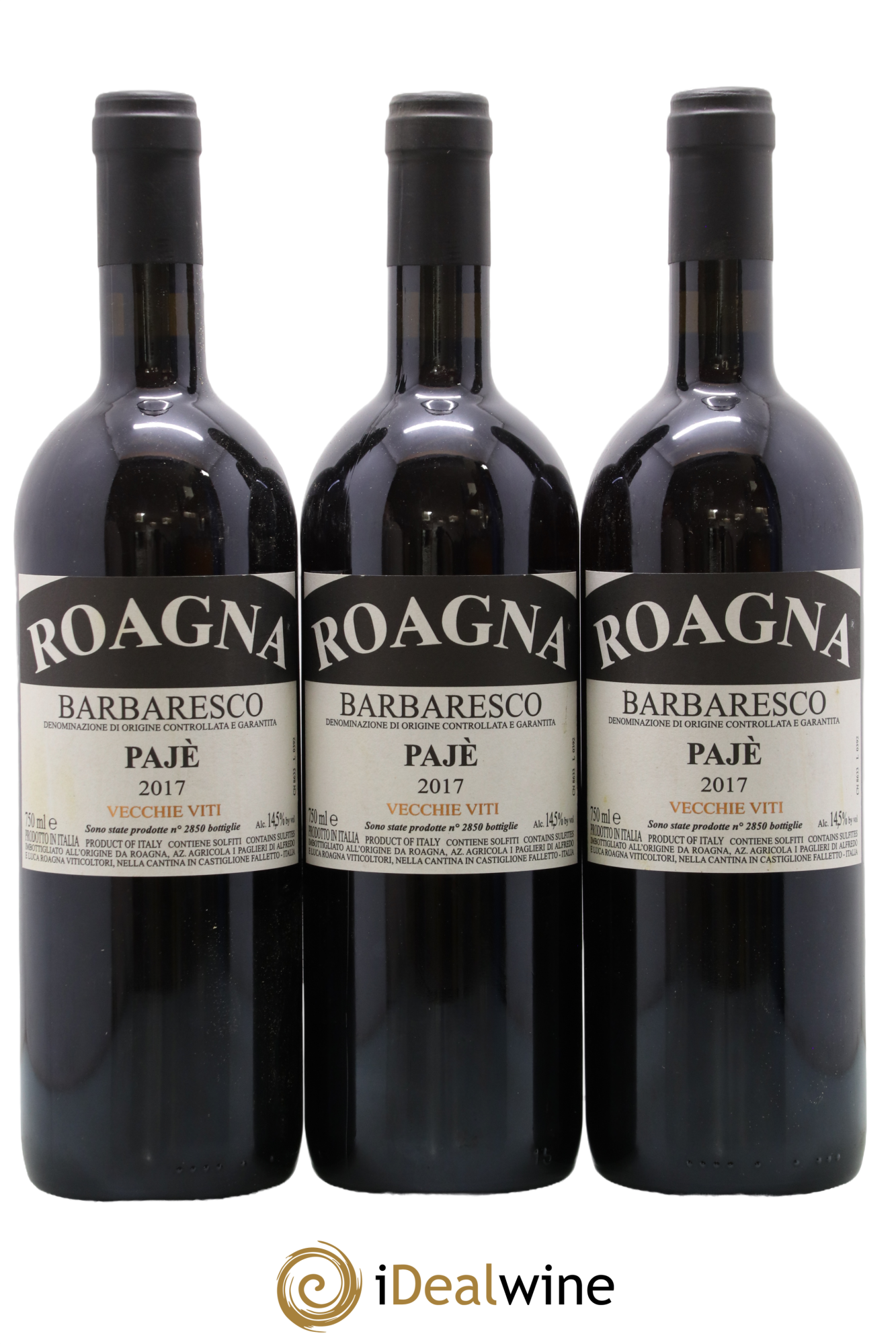 Barbaresco DOCG Pajè Vecchie Viti Roagna 2017 - Posten von 6 Flaschen - 1