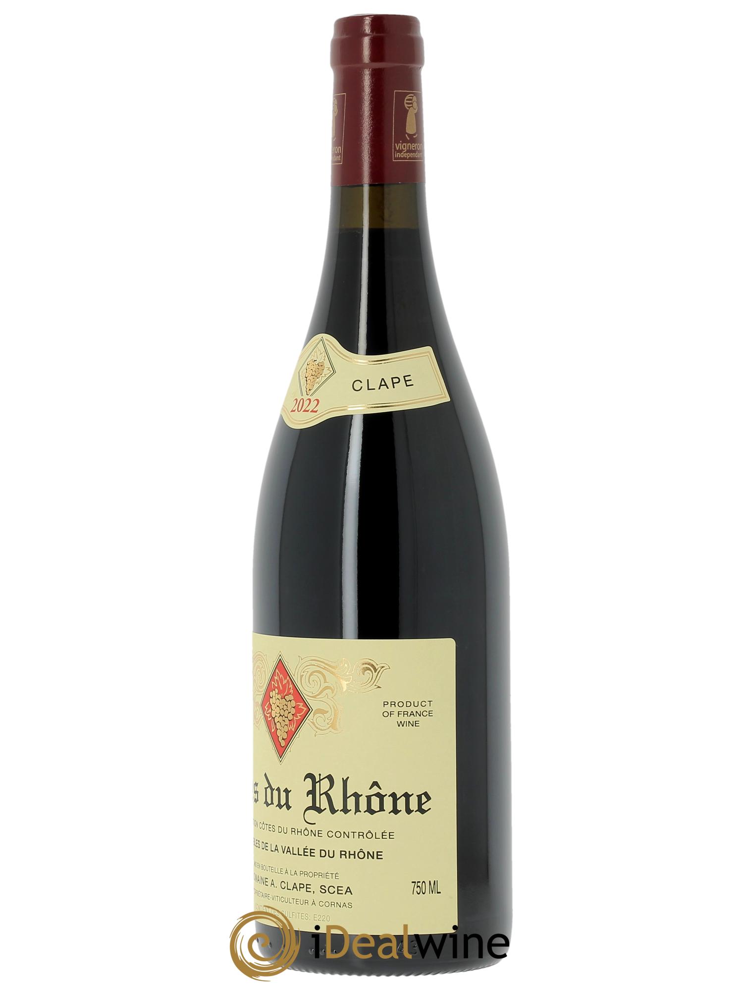 Côtes-du-Rhône Auguste Clape  2022 - Lot de 1 bouteille - 1