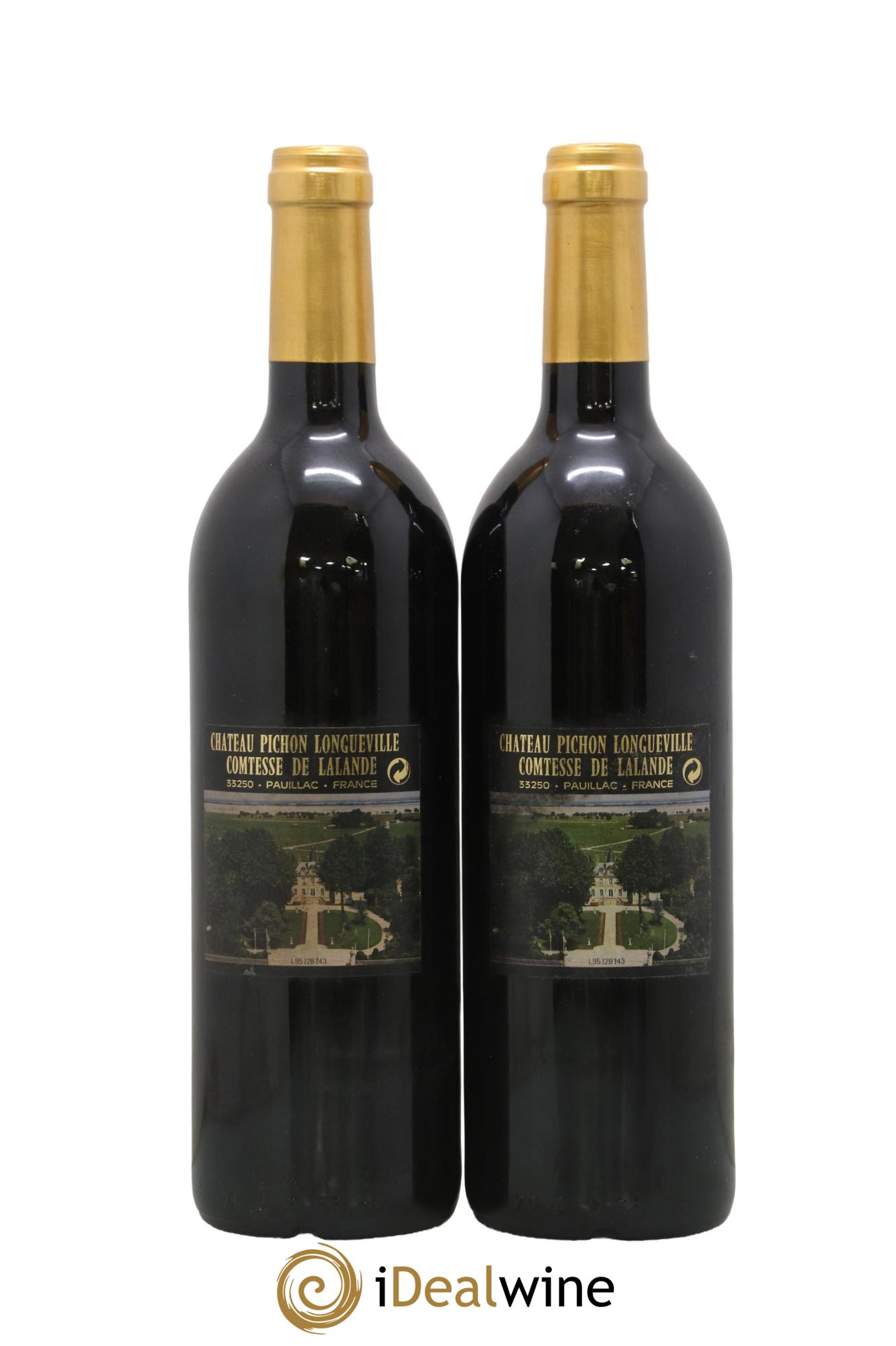 Château Pichon Longueville Comtesse de Lalande 2ème Grand Cru Classé 1995 - Lot de 2 bouteilles - 1