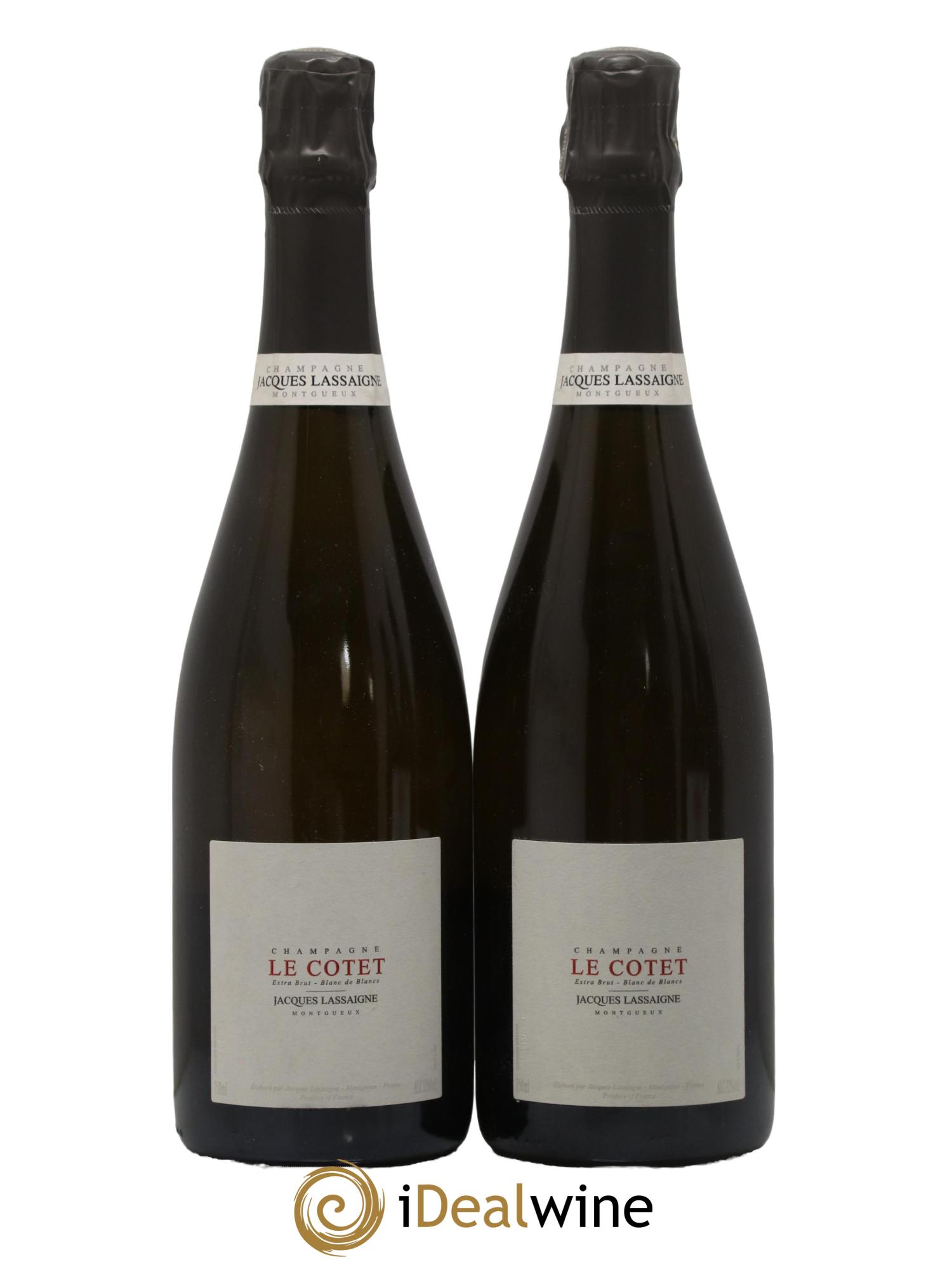 Le Cotet Extra-Brut Jacques Lassaigne - Lot of 2 bottles - 0