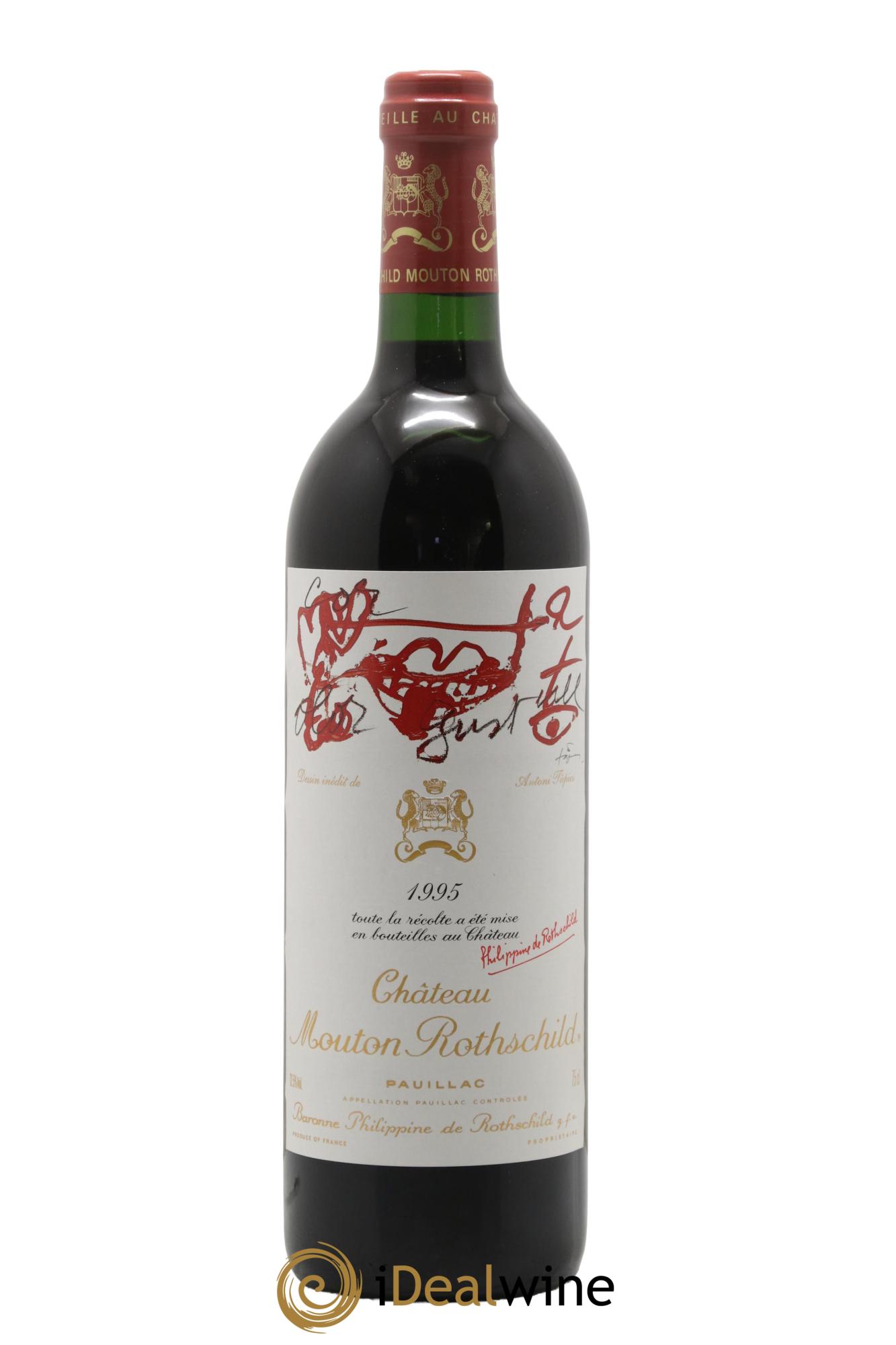 Château Mouton Rothschild 1er Grand Cru Classé 1995 - Lot of 1 bottle - 0
