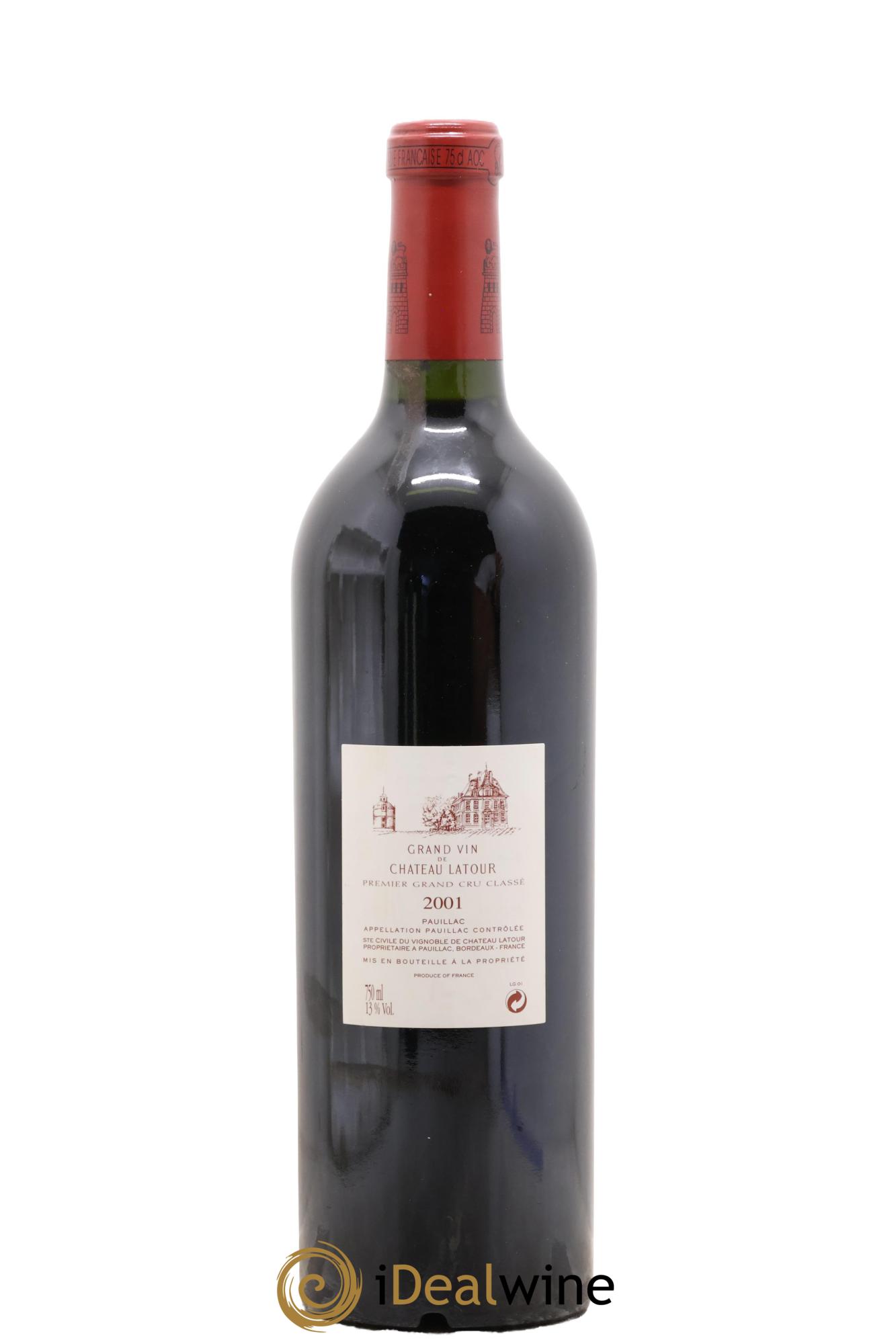Château Latour 1er Grand Cru Classé 2001 - Lot of 1 bottle - 1