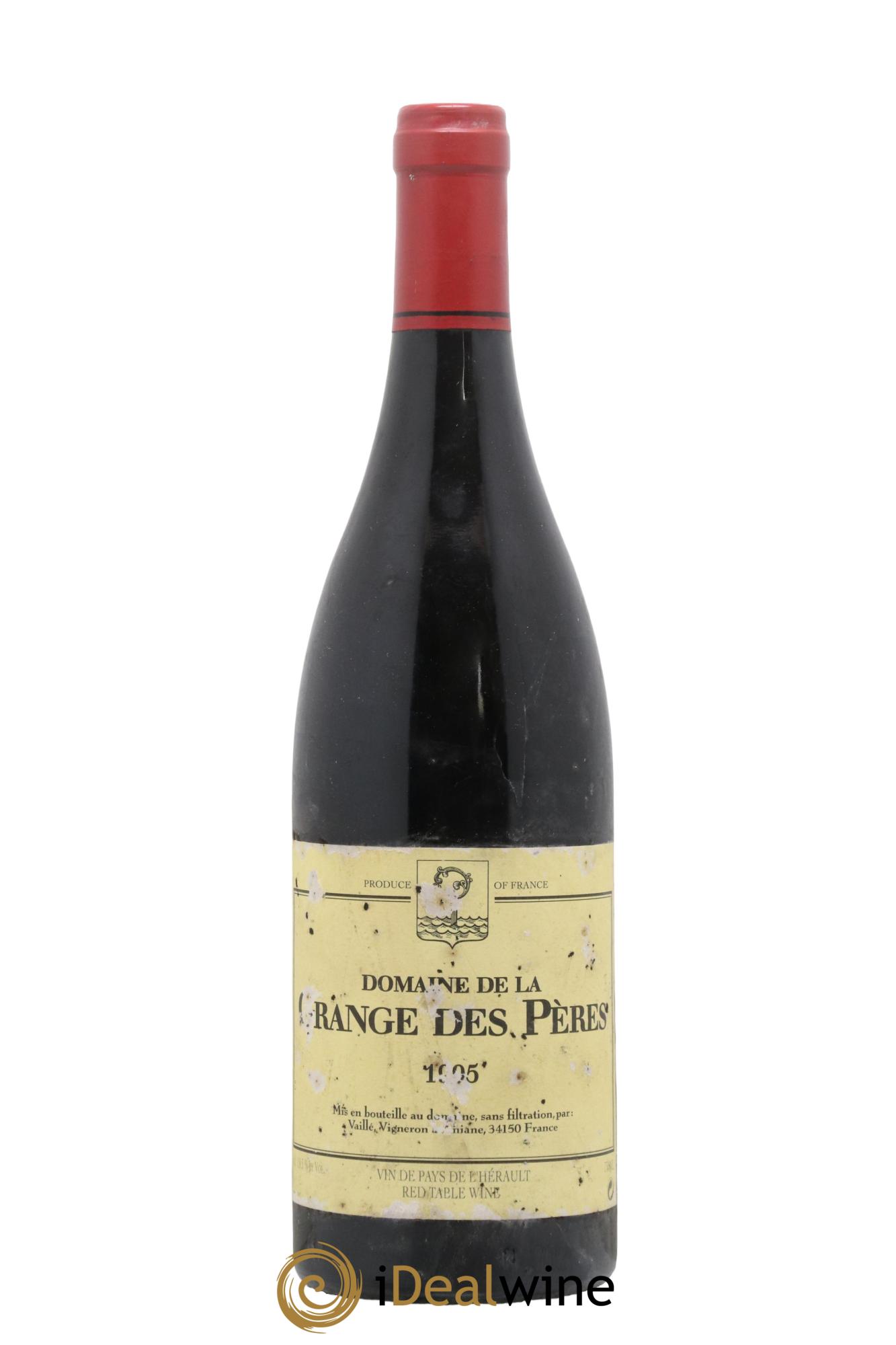 Pays d'Hérault Grange des Pères Laurent Vaillé 1995 - Lot de 1 bouteille - 0