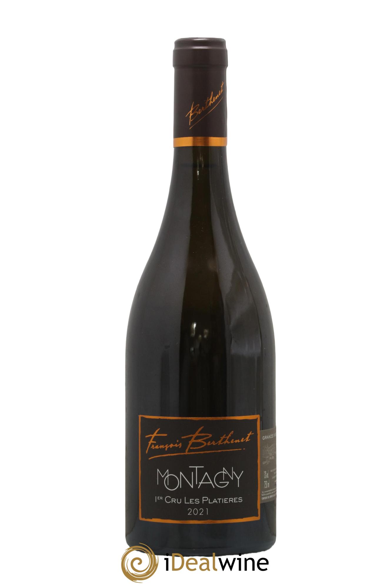 Montagny 1er Cru Les Platières Domaine Berthenet 2021 - Lot of 1 bottle - 0