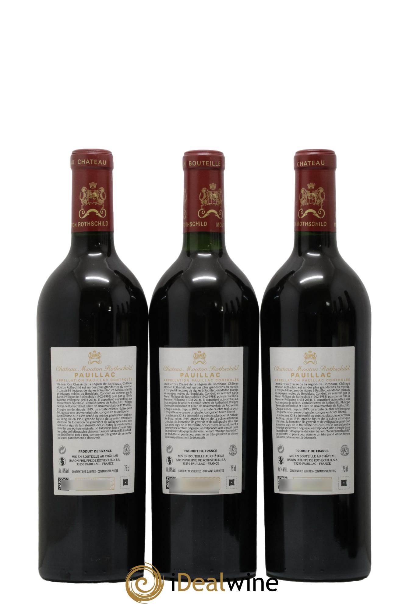 Château Mouton Rothschild 1er Grand Cru Classé 2018 - Lot of 6 bottles - 4