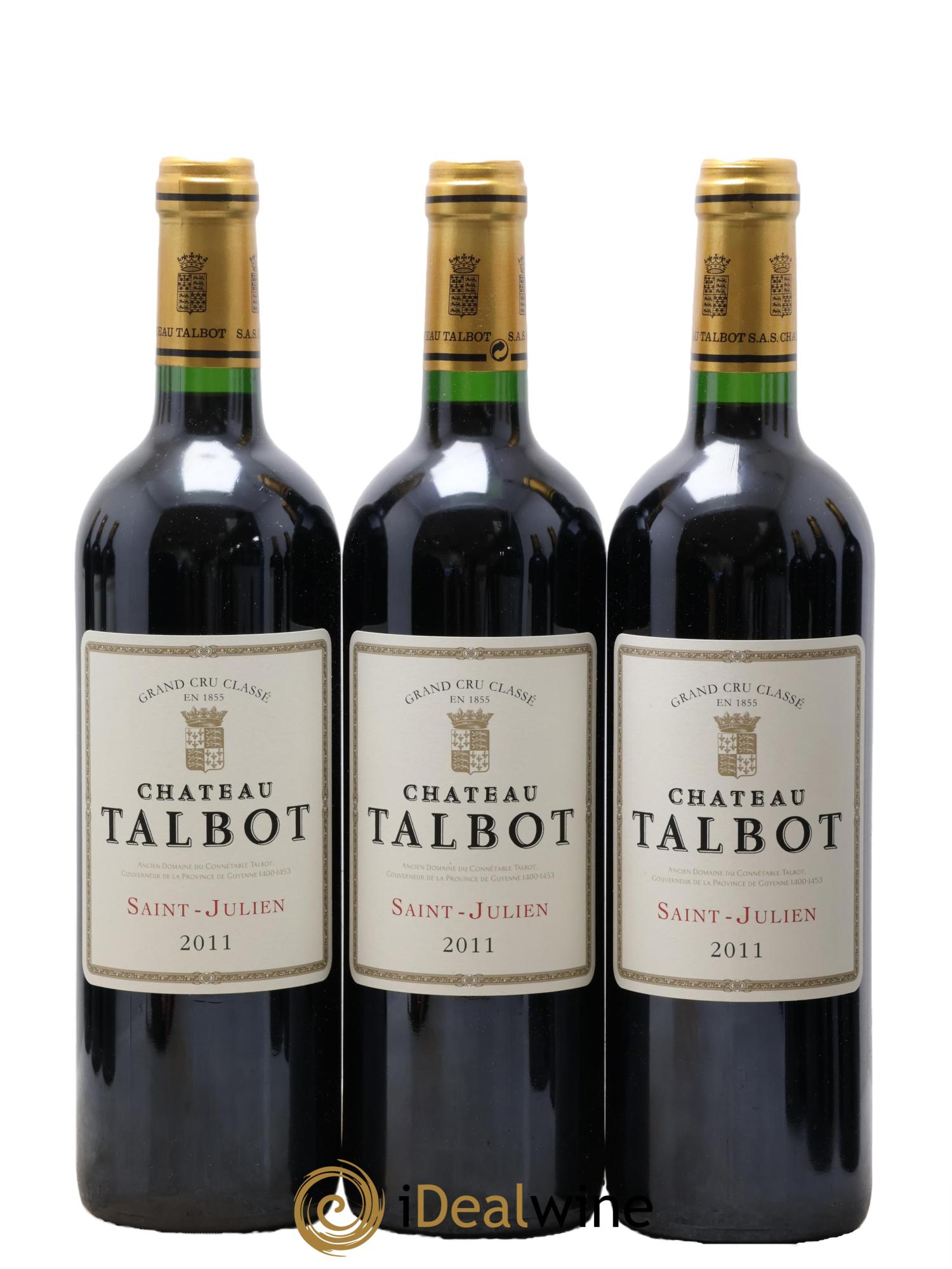 Château Talbot 4ème Grand Cru Classé  2011 - Lotto di 12 bottiglie - 2