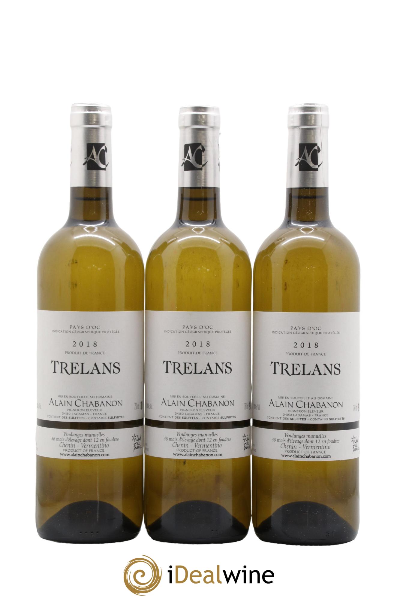 IGP Pays d'Oc Trelans Alain Chabanon (Domaine) 2018 - Lotto di 12 bottiglie - 3