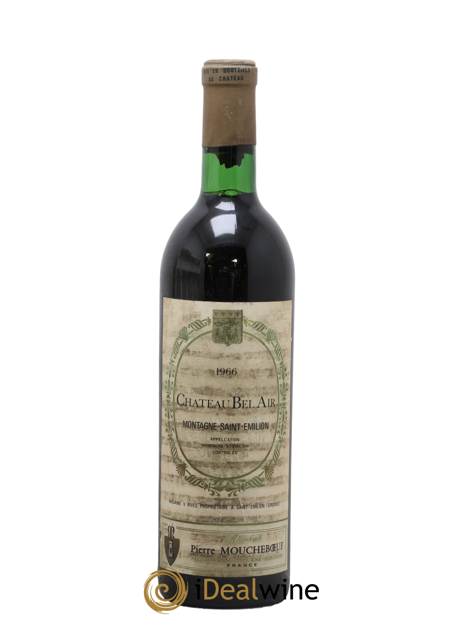 Montagne Saint-Émilion Château Bel-Air 1966 - Lot of 1 bottle - 0
