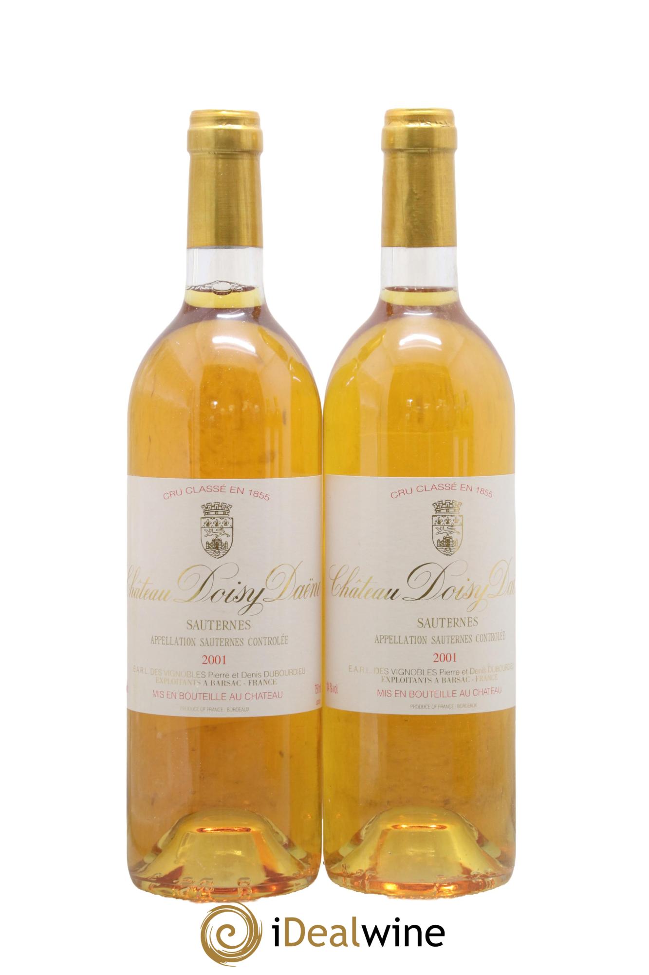 Château Doisy Daëne 2ème Grand Cru Classé 2001 - Lotto di 2 bottiglie - 0