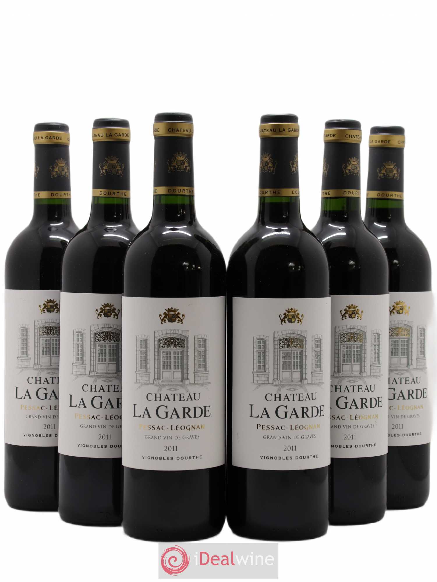Château la Garde 2011 - Posten von 6 Flaschen - 0