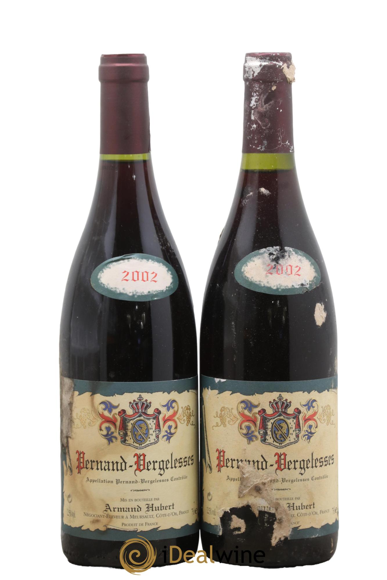 Pernand-Vergelesses Armand Hubert 2002 - Lot de 2 bouteilles - 0