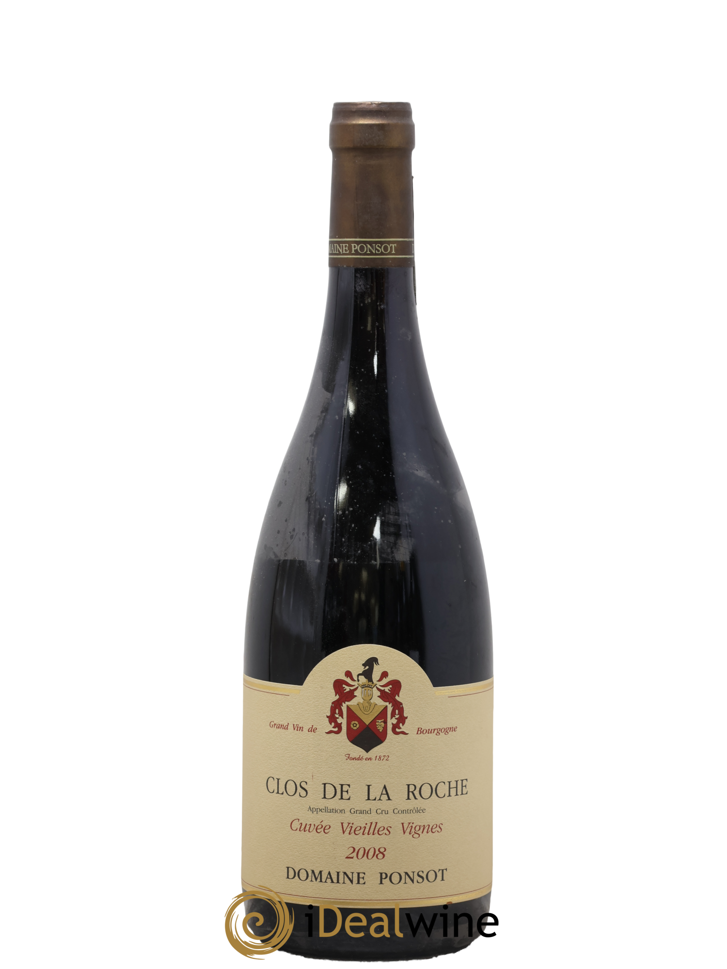 Clos de la Roche Grand Cru Vieilles Vignes Ponsot (Domaine) 2008 - Lotto di 1 bottiglia - 0