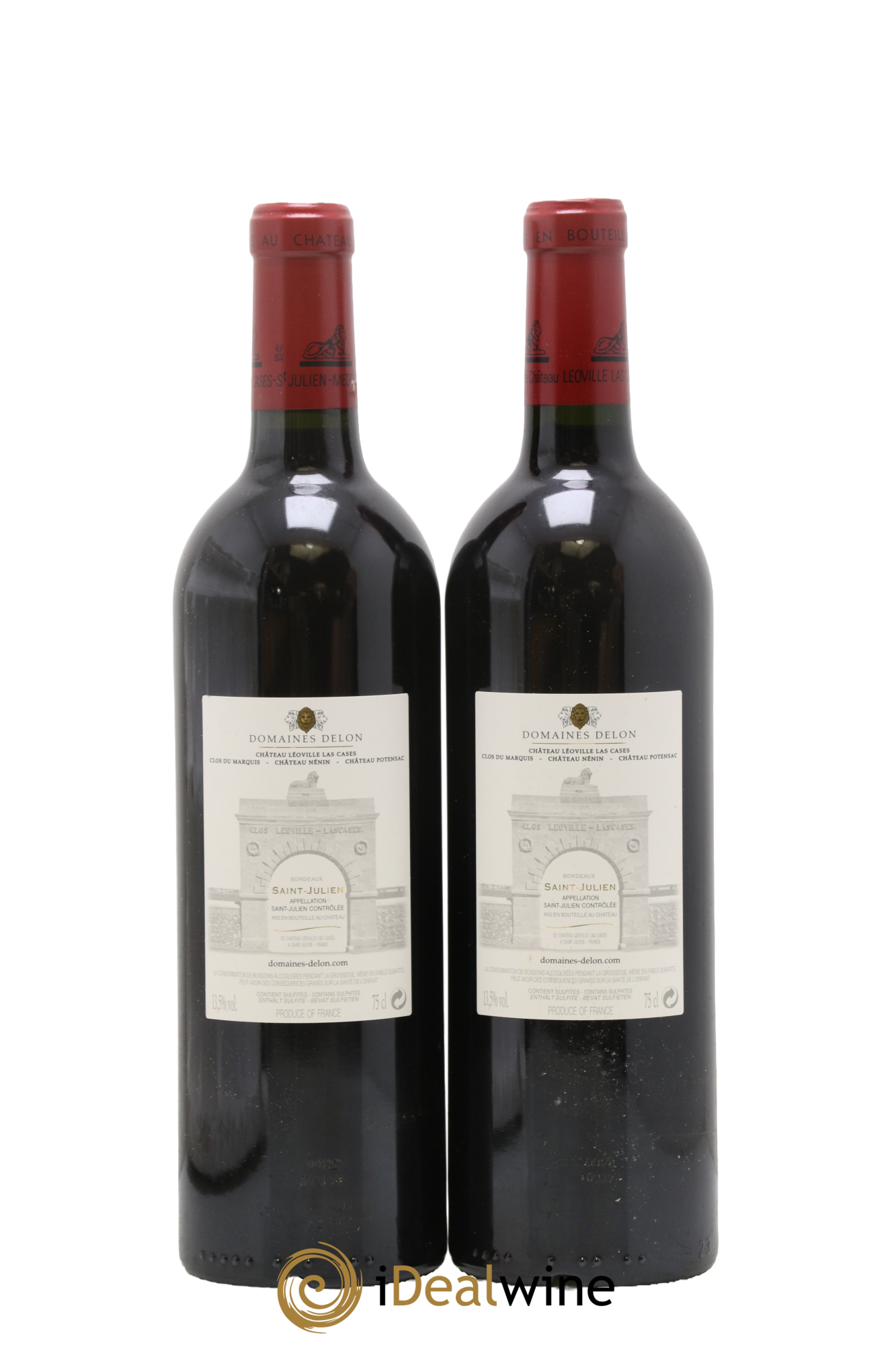 Château Léoville Las Cases 2ème Grand Cru Classé 2015 - Lotto di 2 bottiglie - 1