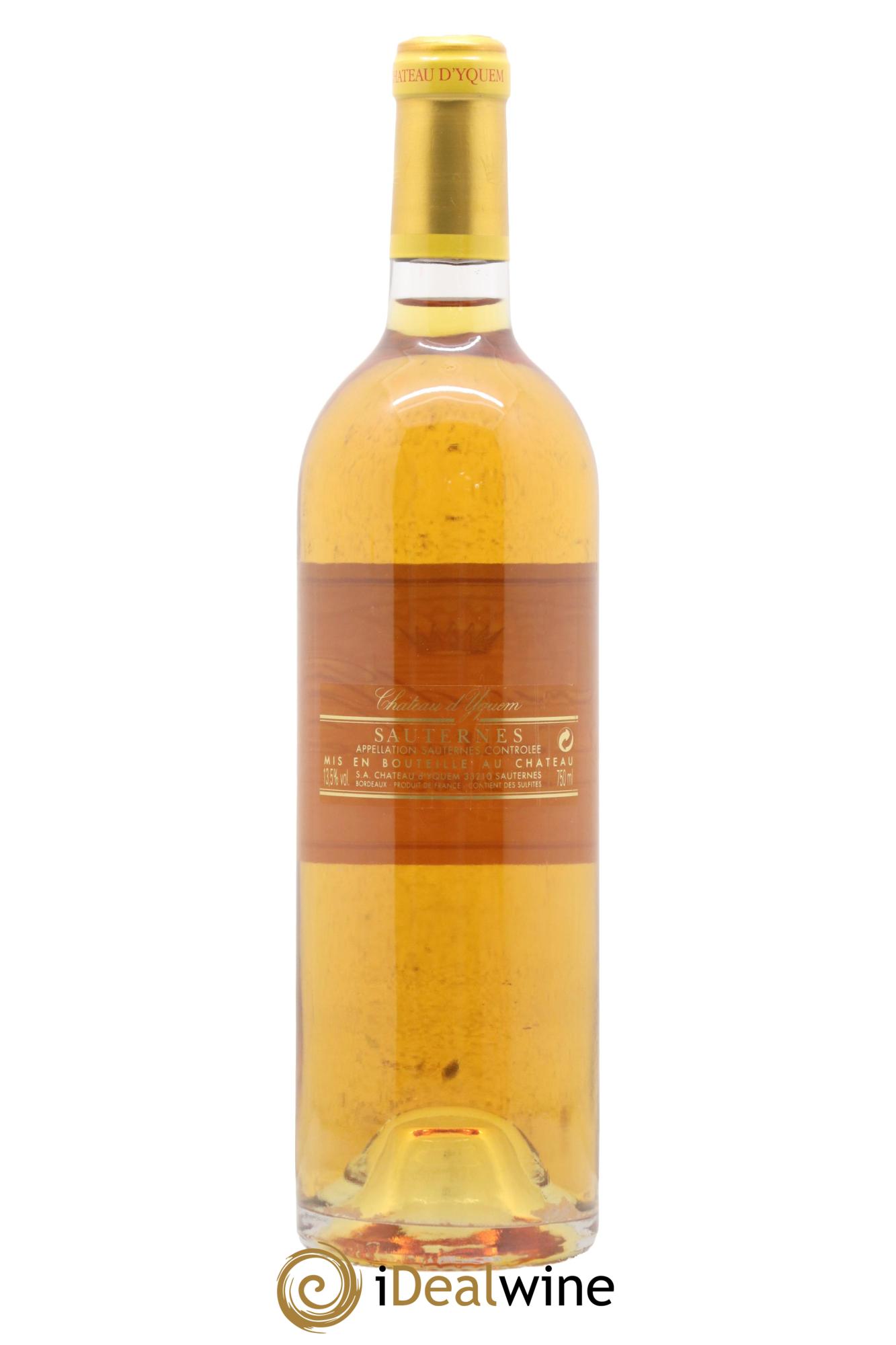 Château d' Yquem 1er Cru Classé Supérieur 2005 - Lot de 1 bouteille - 1