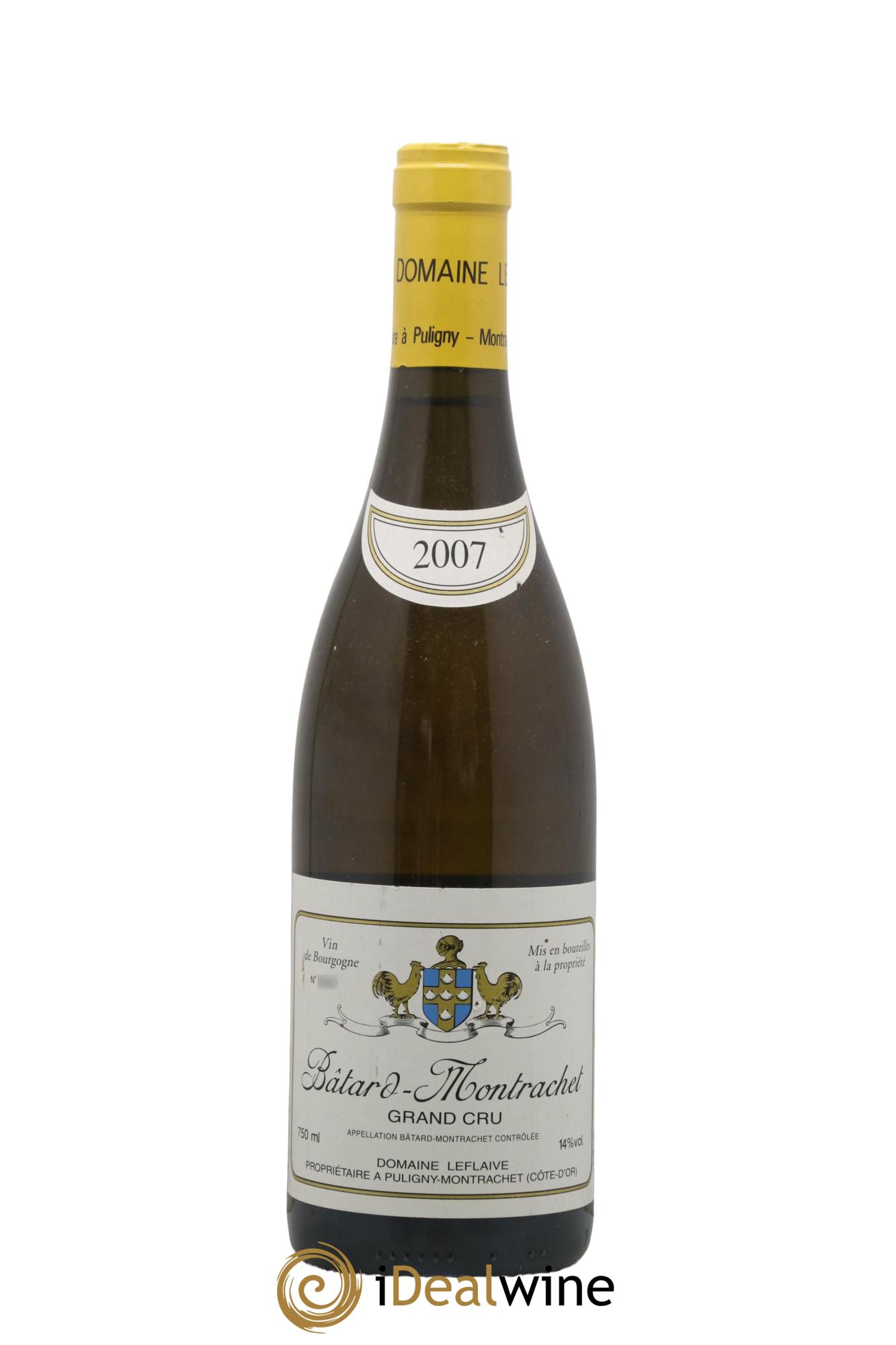 Bâtard-Montrachet Grand Cru Leflaive (Domaine) 2007 - Lotto di 1 bottiglia - 0