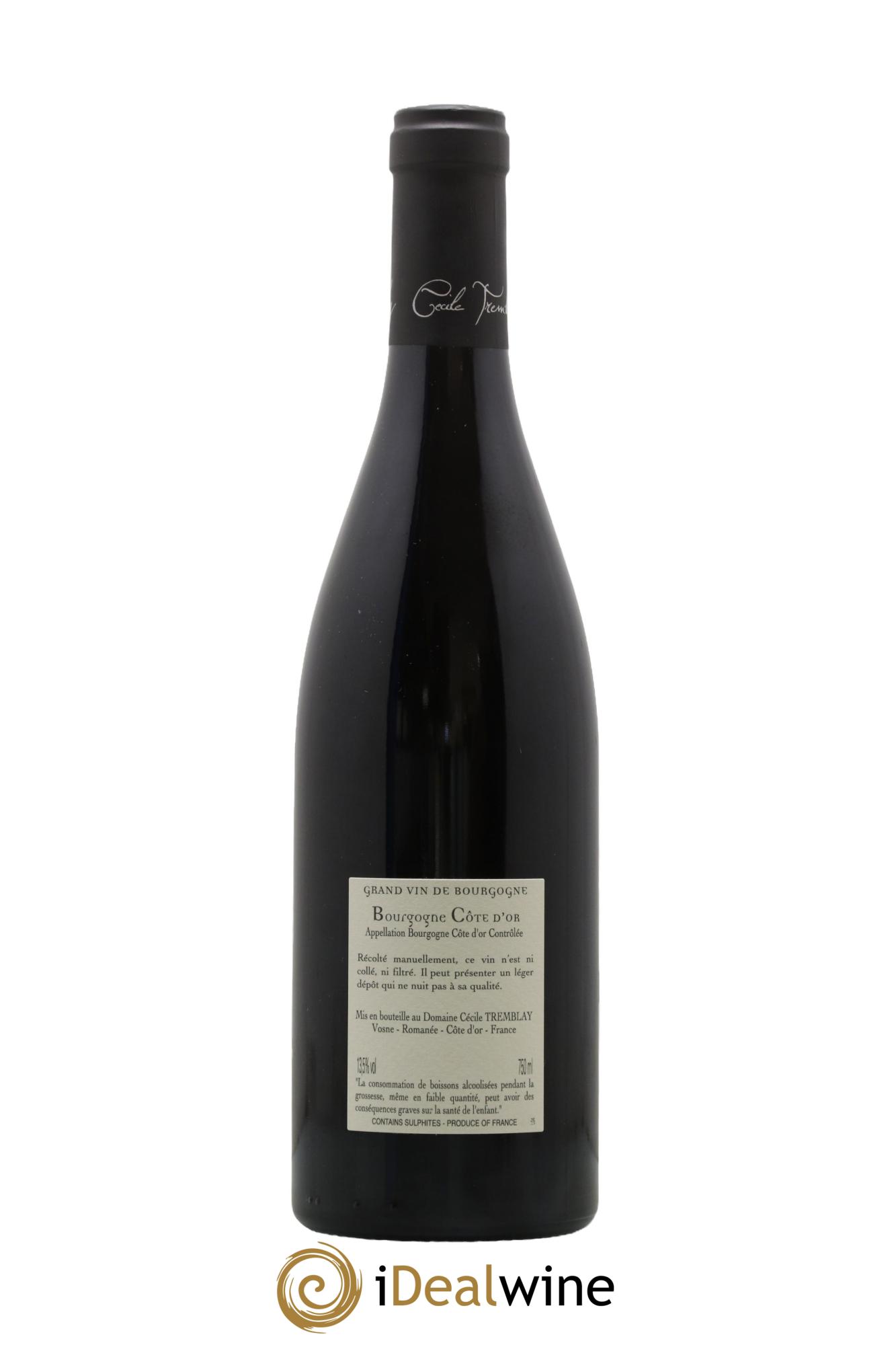 Bourgogne Côte-d'Or Cécile Tremblay Cecile Tremblay 2020 - Lot de 1 bouteille - 1