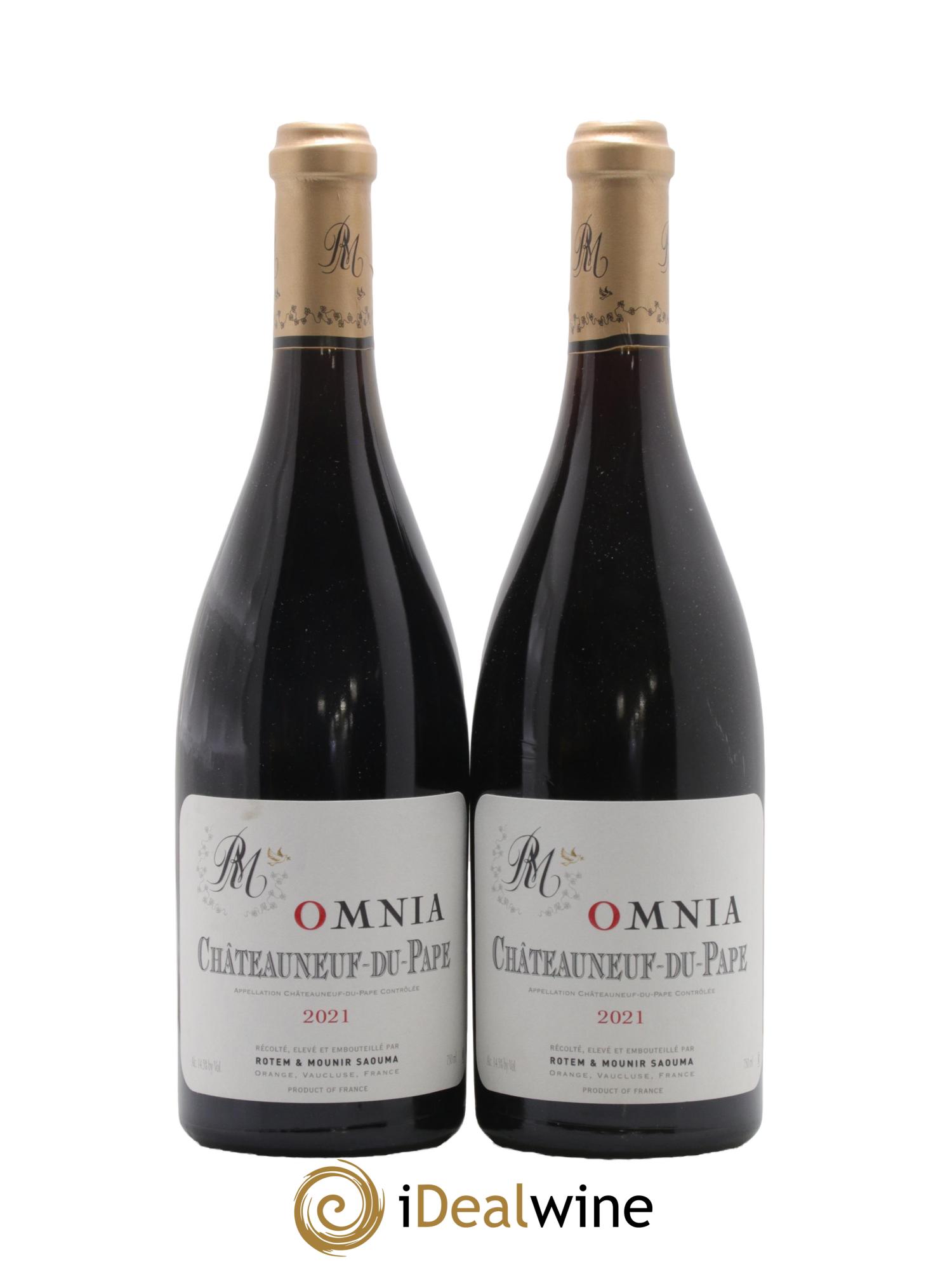 Châteauneuf-du-Pape Omnia Rotem et Mounir Saouma 2021 - Lot de 2 bouteilles - 0