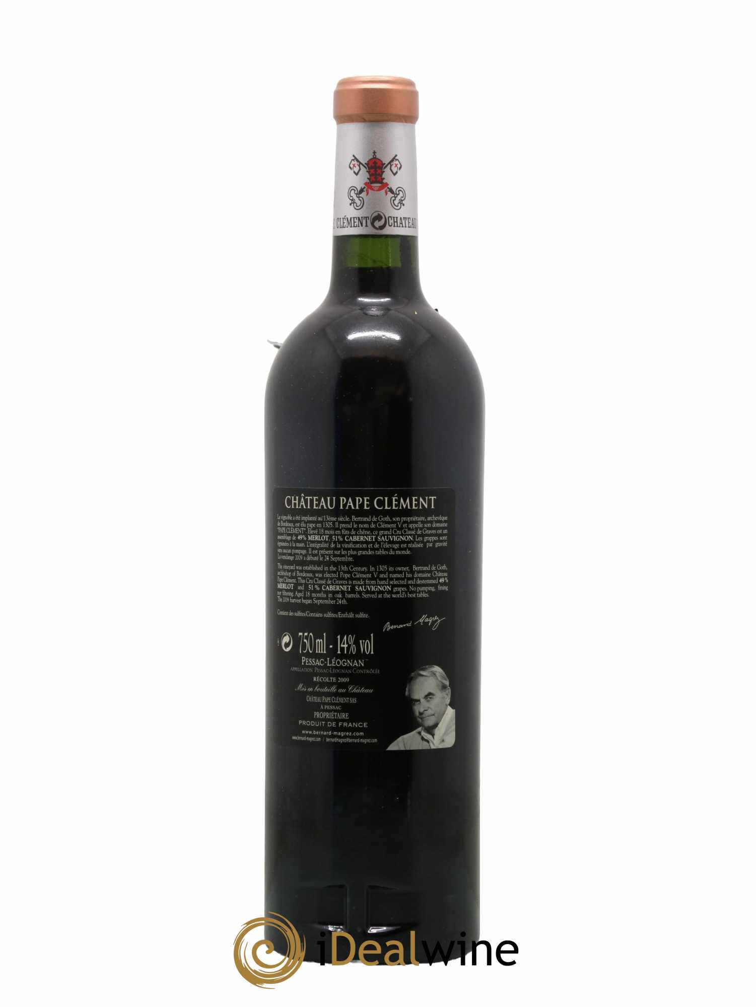 Château Pape Clément Cru Classé de Graves  2009 - Lotto di 1 bottiglia - 1