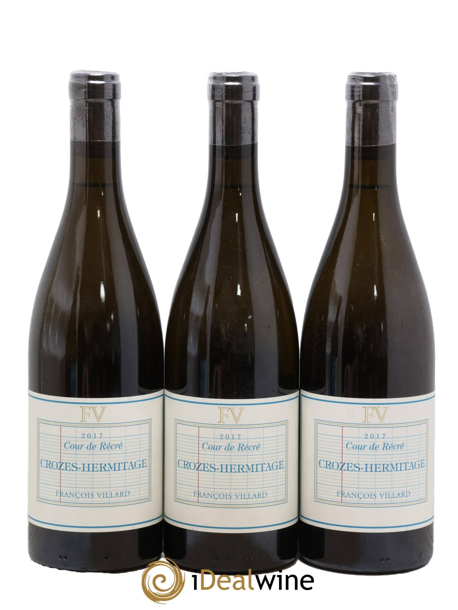 Crozes-Hermitage Cour de Récré François Villard 2017 - Lot de 3 bouteilles - 0