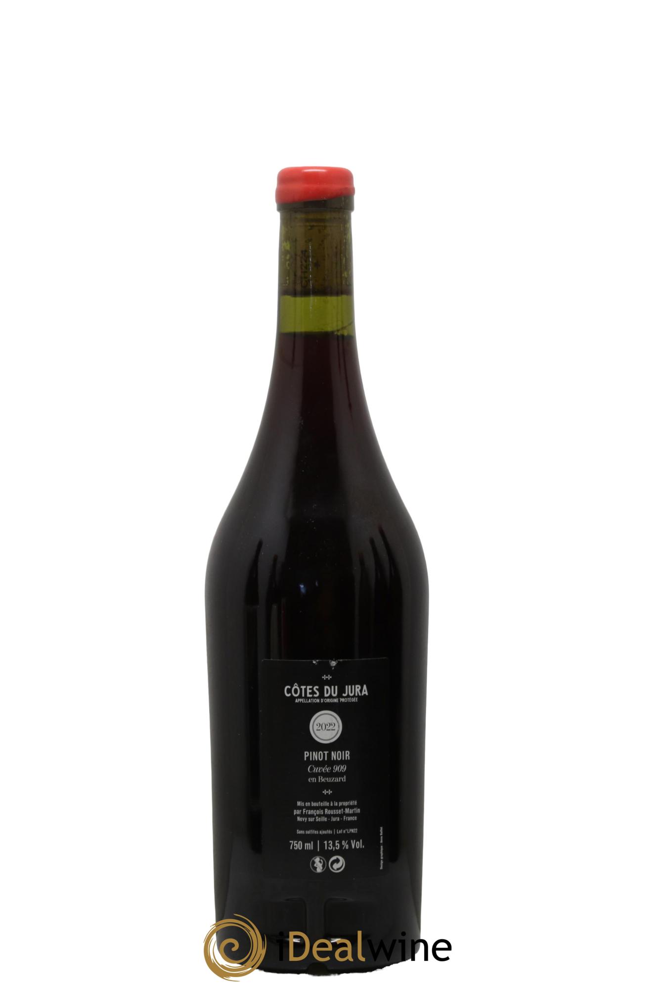 Côtes du Jura 909 François Rousset Martin 2022 - Posten von 1 Flasche - 1