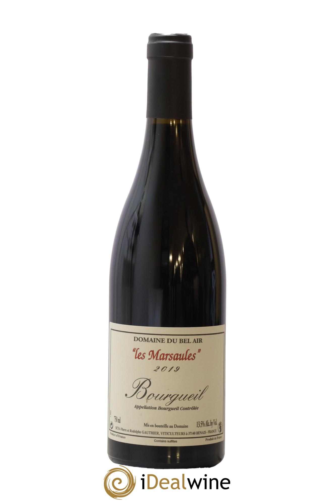 Bourgueil Marsaules Domaine du Bel Air 2019 - Lot de 1 bouteille - 0