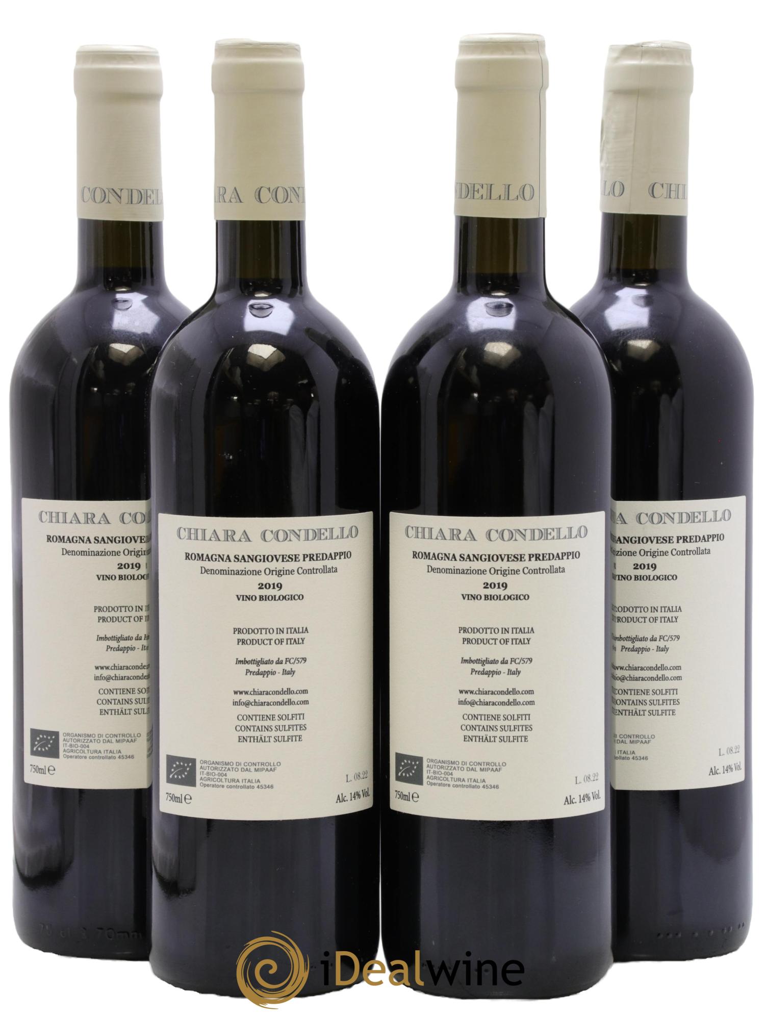 Sangiovese di Romagna Predappio DOC Chiara Condello 2019 - Posten von 4 Flaschen - 1