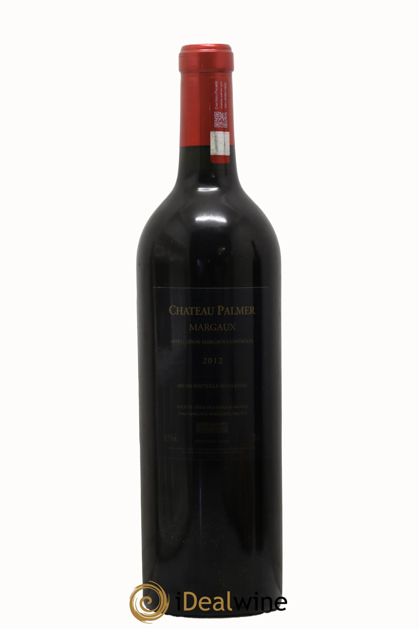 Château Palmer 3ème Grand Cru Classé 2012 - Lot de 1 bouteille - 1
