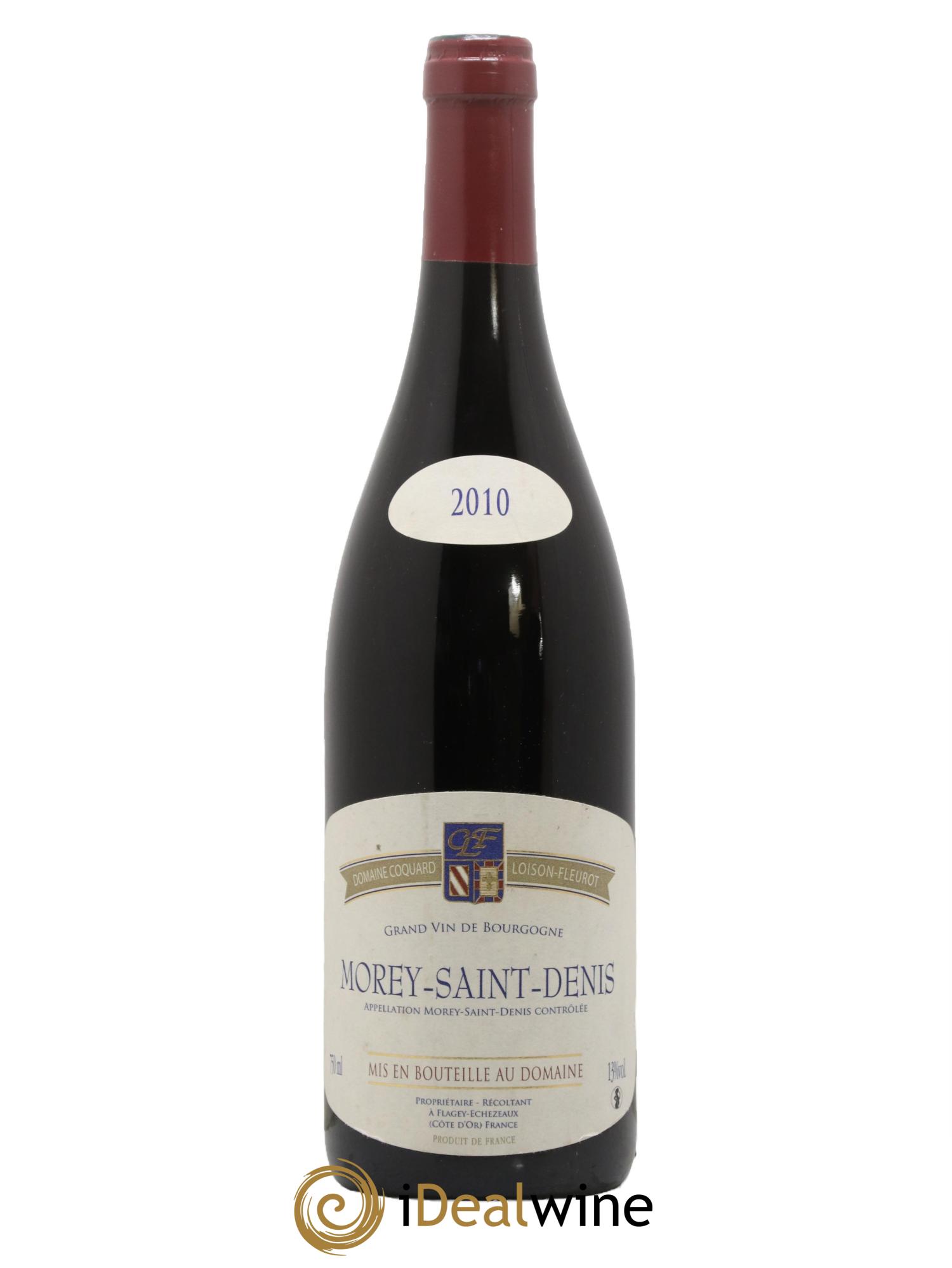 Morey-Saint-Denis Domaine Coquard Loison-Fleurot 2010 - Lot de 1 bouteille - 0