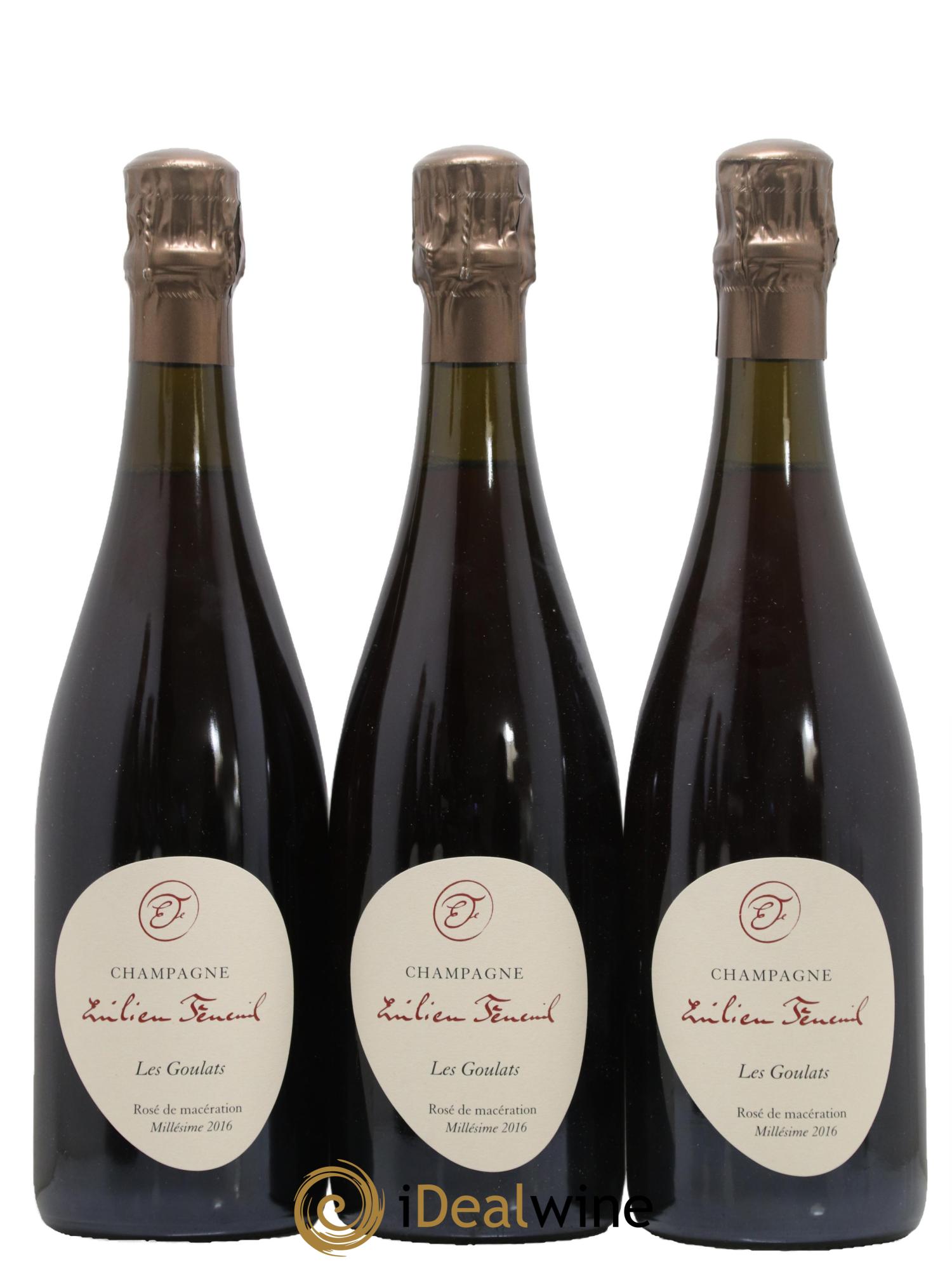 Champagne - Les Goulats Emilien Feneuil 2016 - Lot de 3 bouteilles - 0