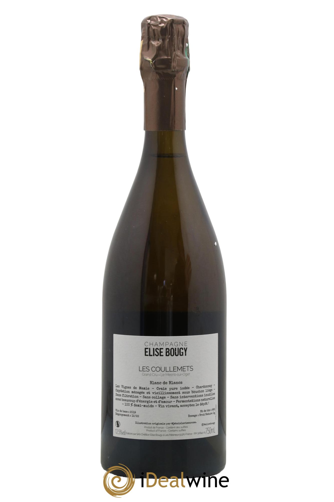 Les Coullemets Elise Bougy - Posten von 1 Flasche - 1