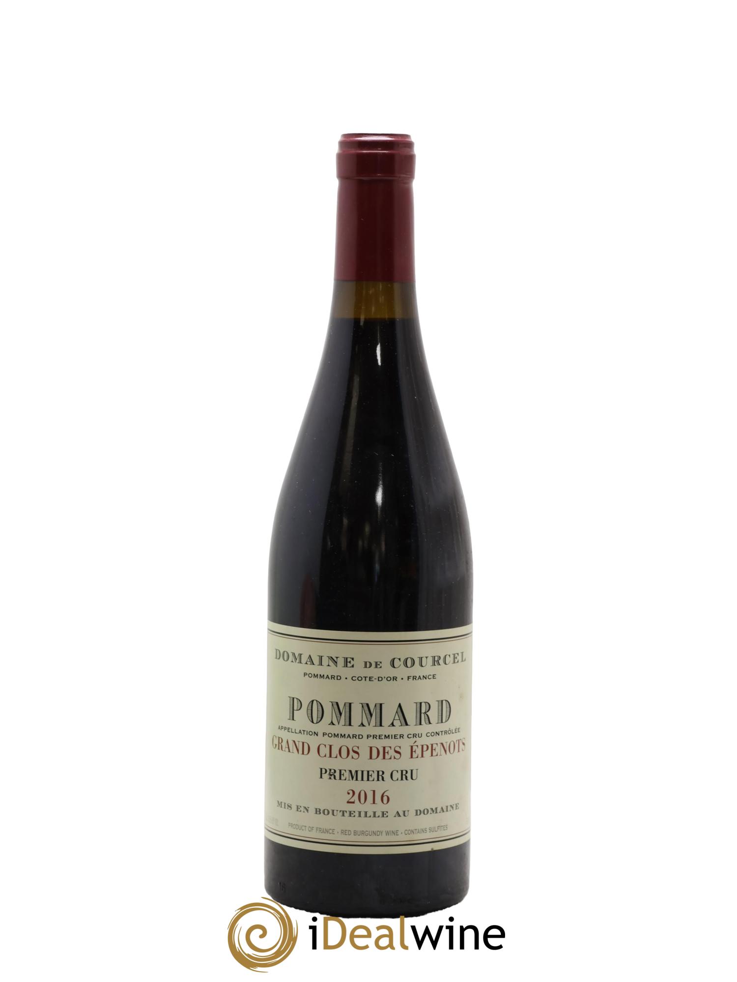 Pommard 1er Cru Grand Clos des Epenots de Courcel (Domaine) 2016 - Lotto di 1 bottiglia - 0
