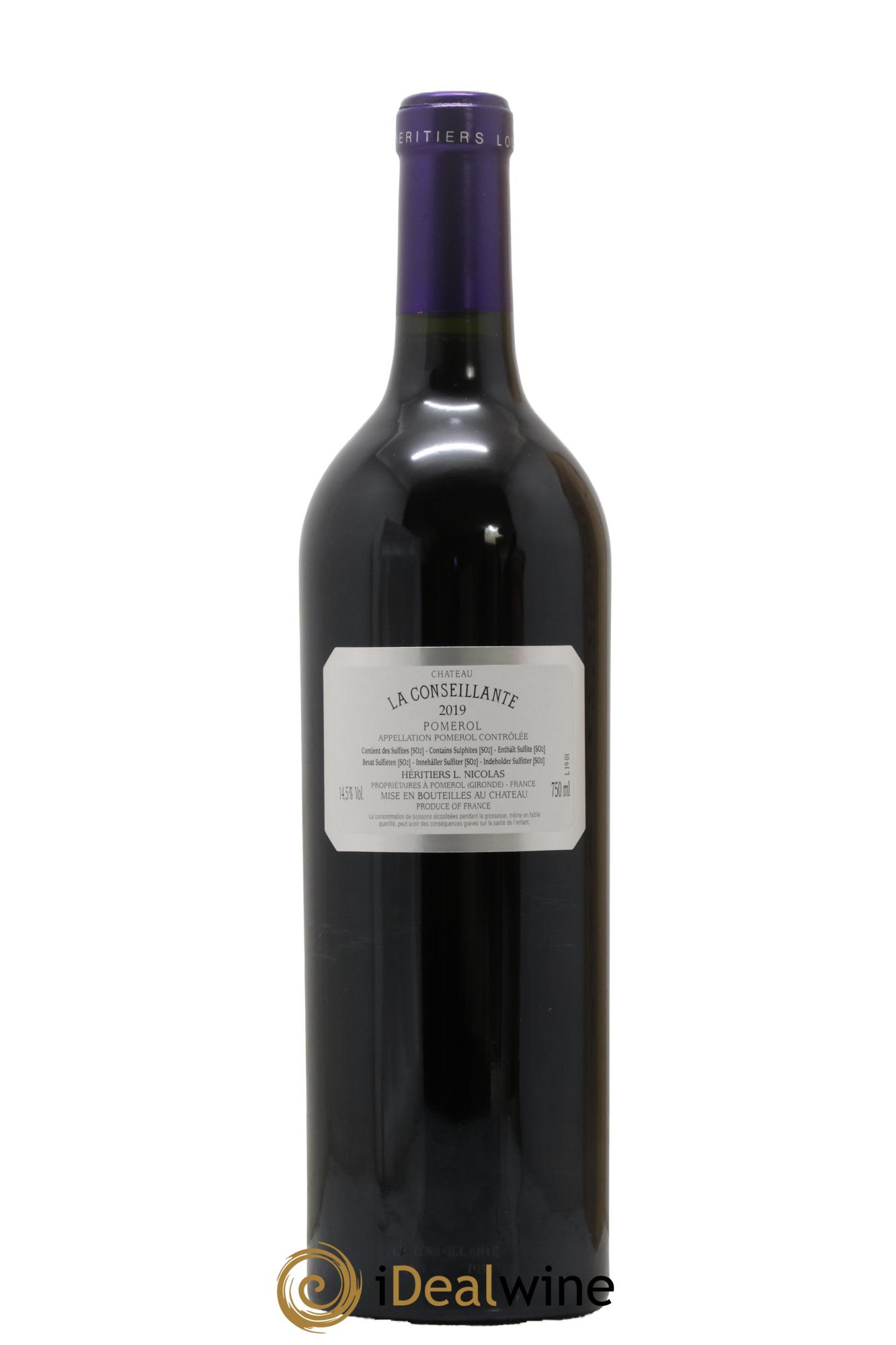 Château la Conseillante 2019 - Lot de 1 bouteille - 2