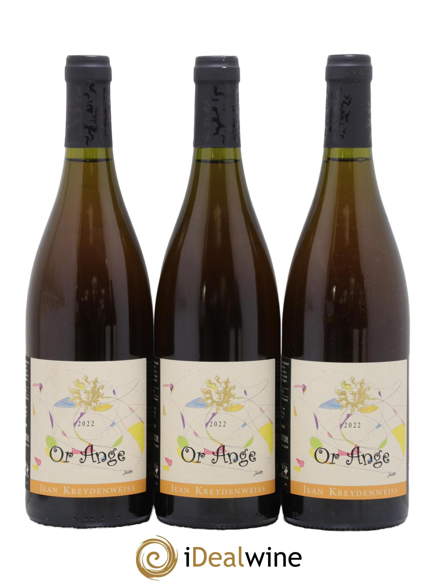 Vin de France Or Ange blanc de macération Mark Kreydenweiss 2022 - Lot de 3 bouteilles - 0