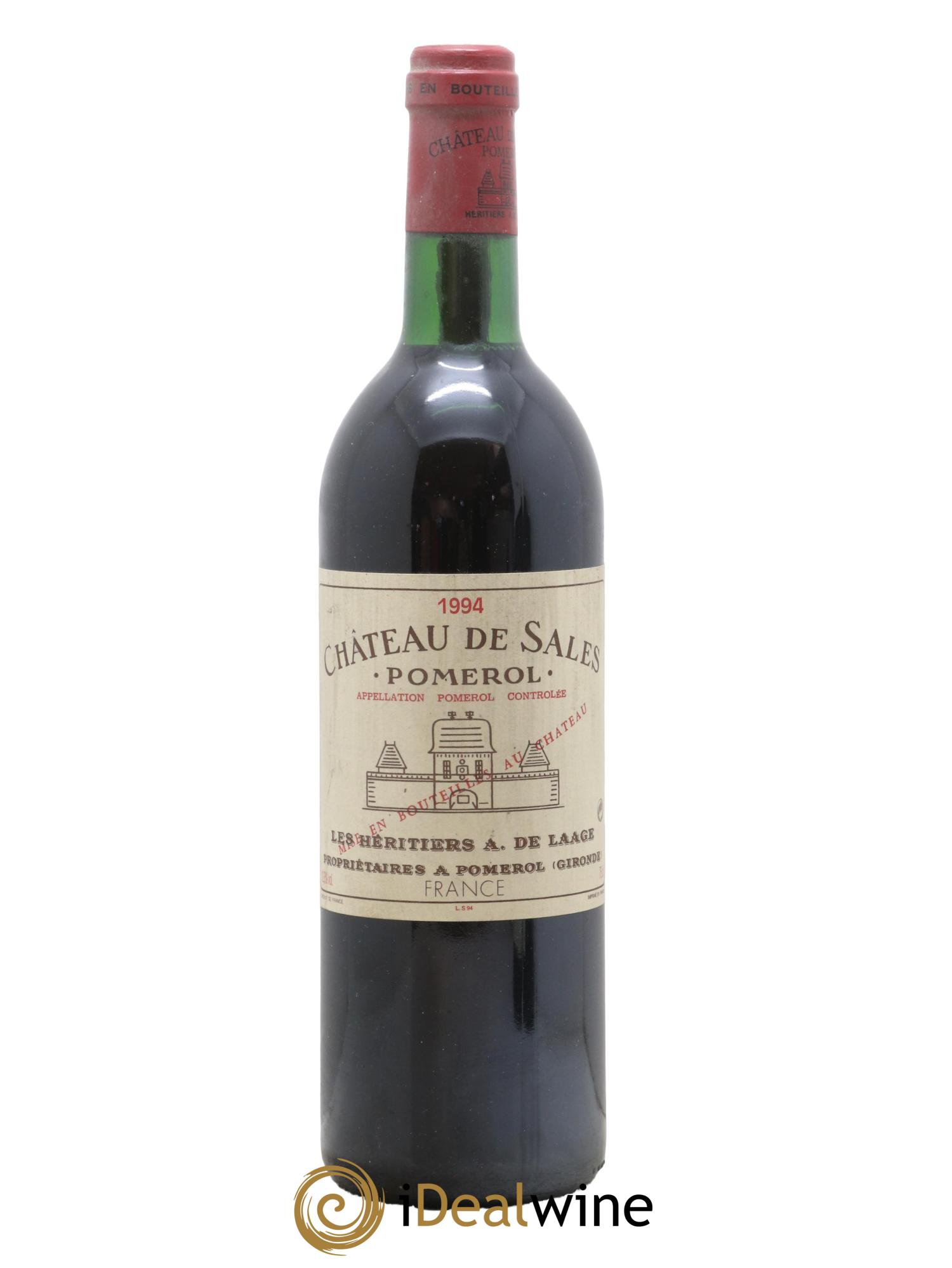 Château de Sales 1994 - Lot de 1 bouteille - 0