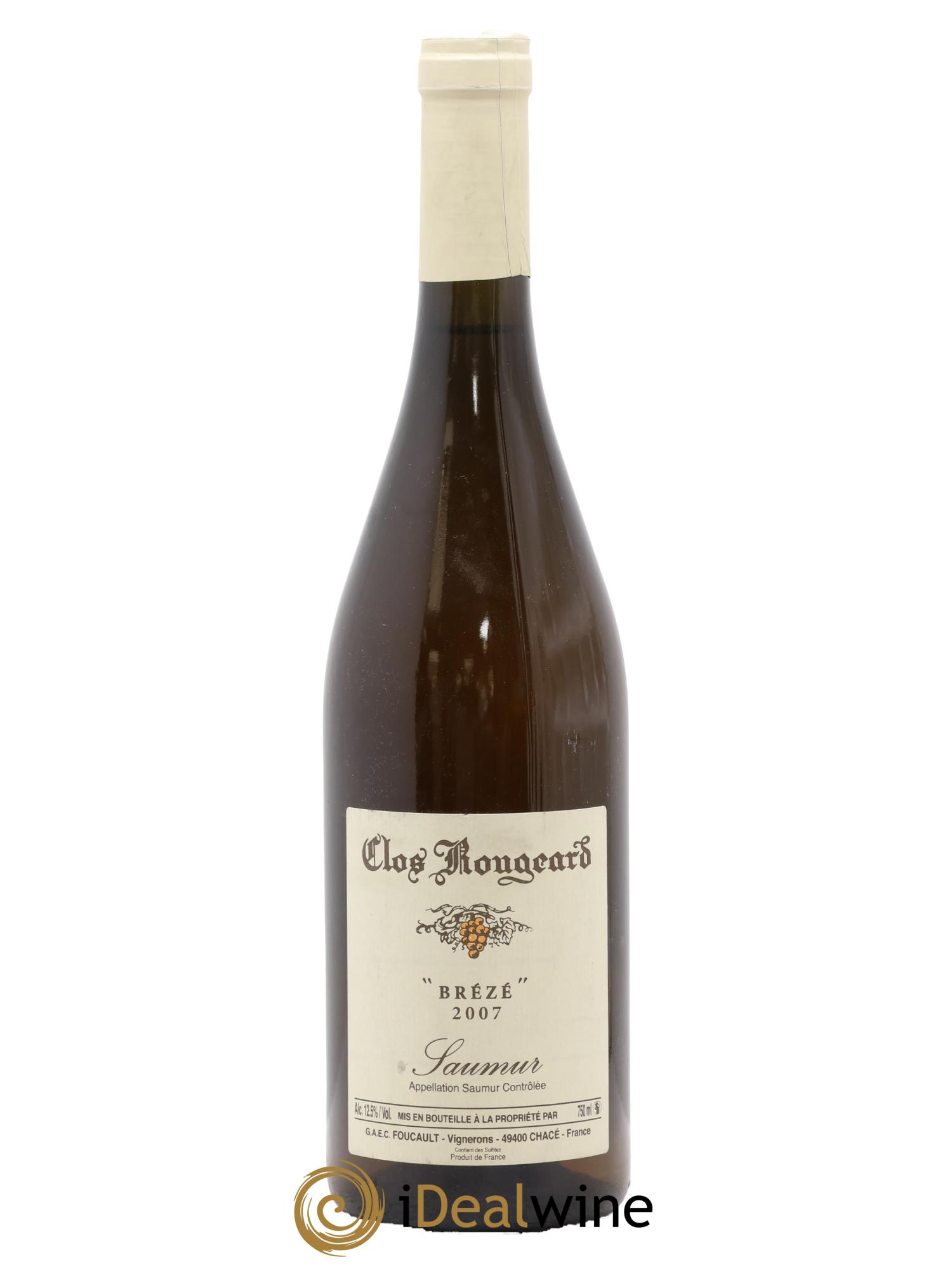 Saumur Brézé Clos Rougeard 2007 - Lot de 1 bouteille - 0
