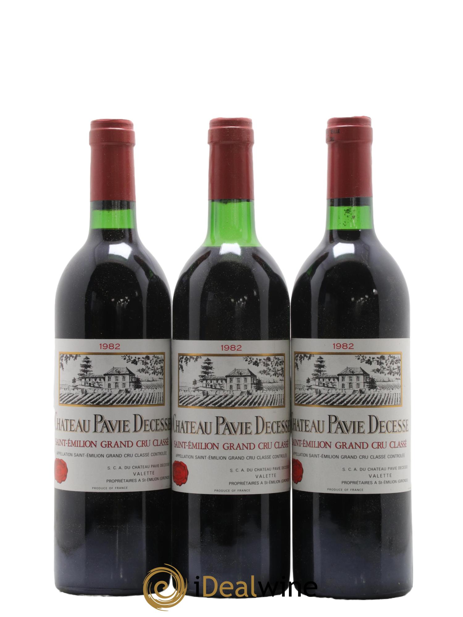 Château Pavie Decesse Grand Cru Classé 1982 - Lot de 12 bouteilles - 4