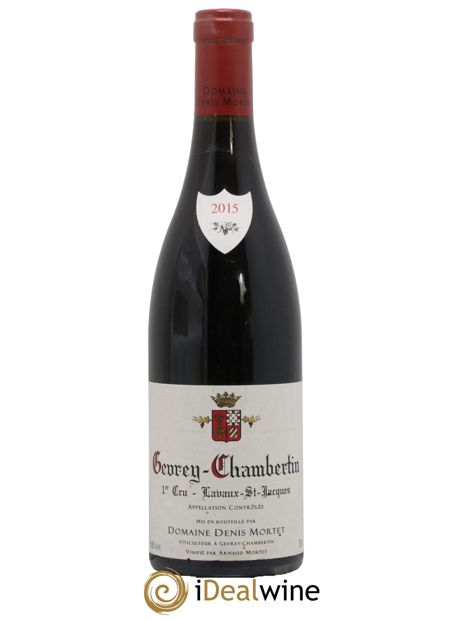 Gevrey-Chambertin 1er Cru Lavaux Saint Jacques Denis Mortet (Domaine) 2015 - Lot de 1 bouteille - 0