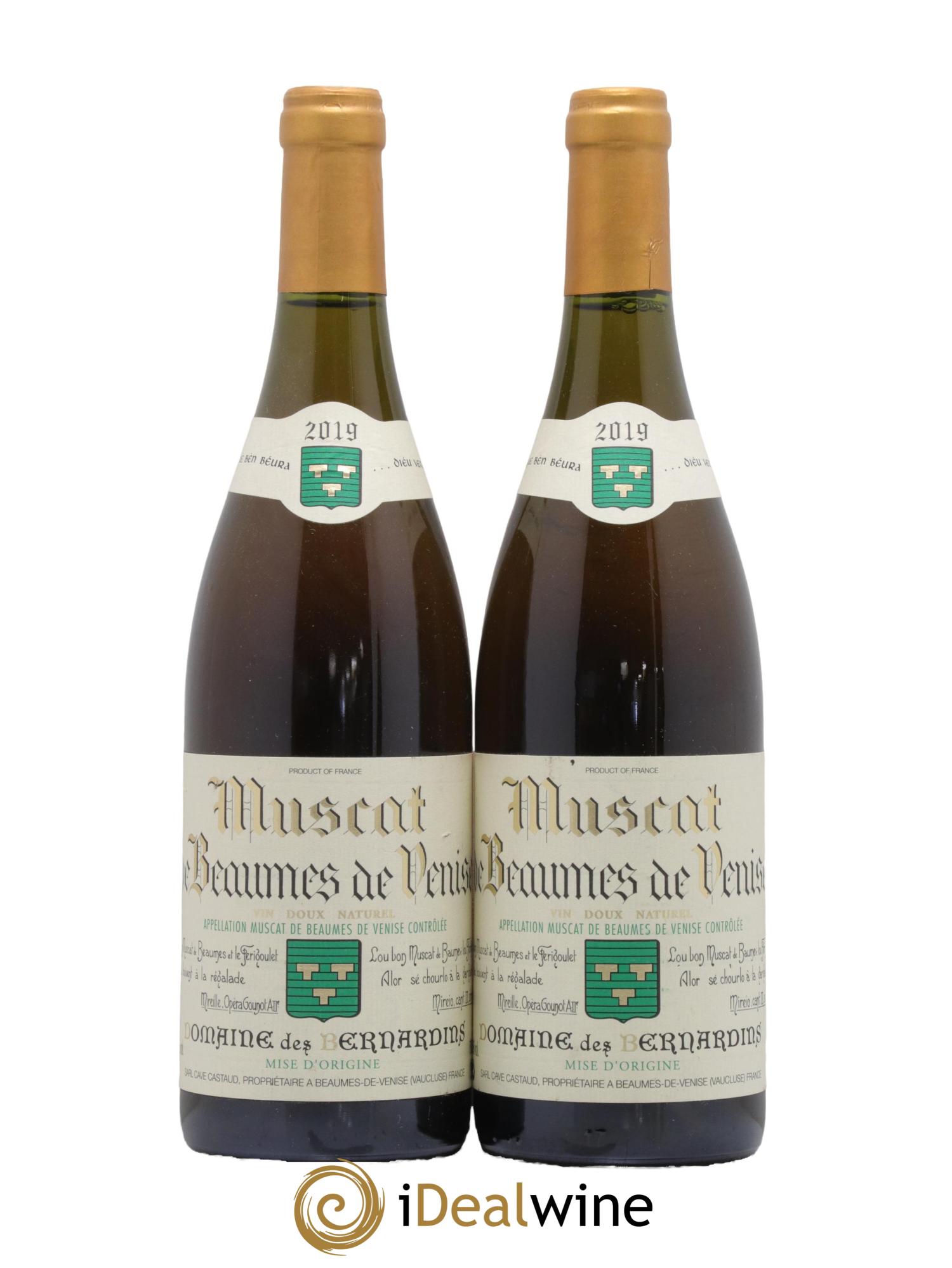 Muscat de Beaumes de Venise des Bernardins (Domaine) 2019 - Lotto di 2 bottiglie - 0