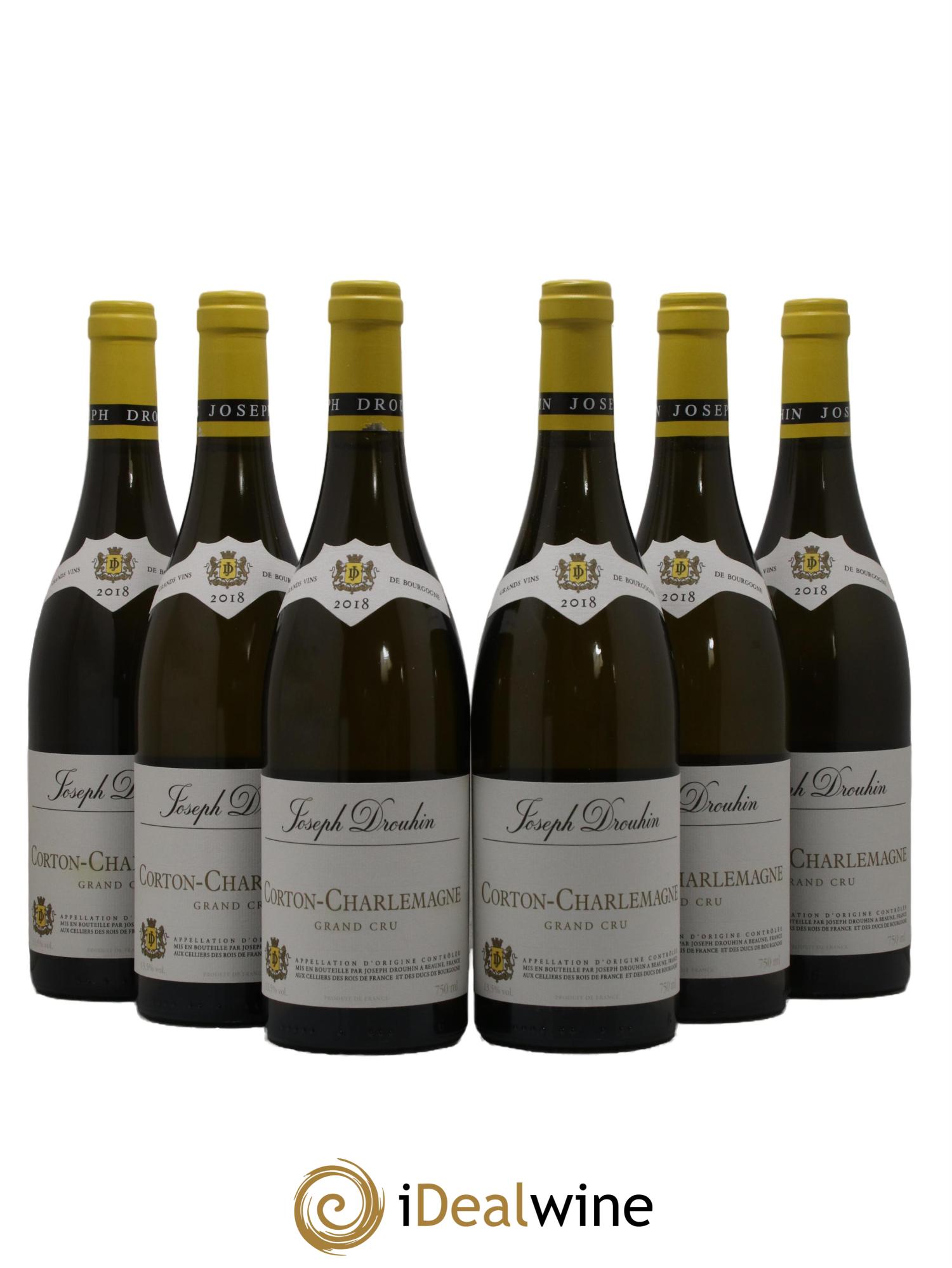 Corton-Charlemagne Grand Cru Joseph Drouhin 2018 - Lot de 6 bouteilles - 0