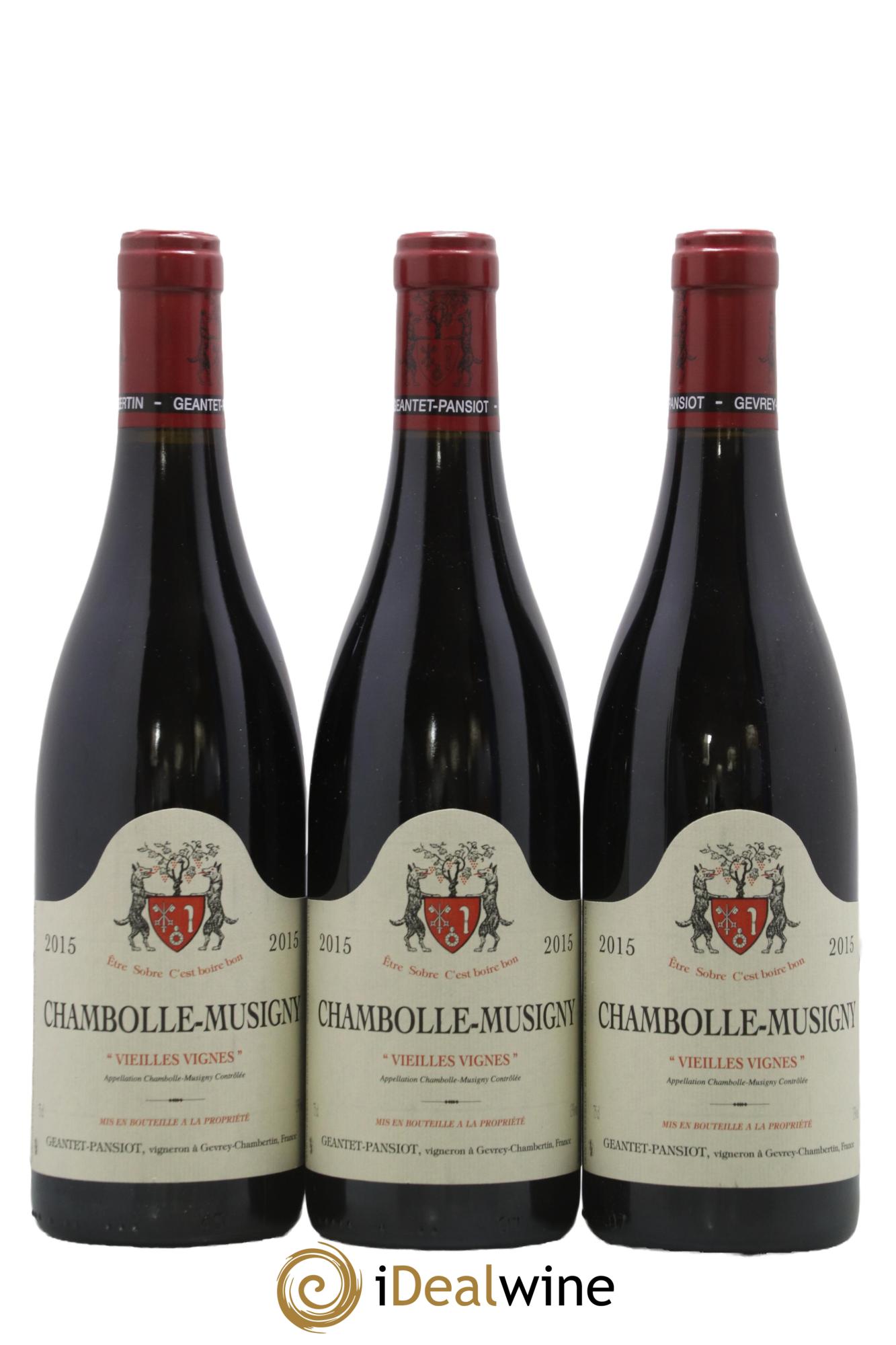 Chambolle-Musigny Vieilles vignes Geantet-Pansiot 2015 - Lot de 3 bouteilles - 0