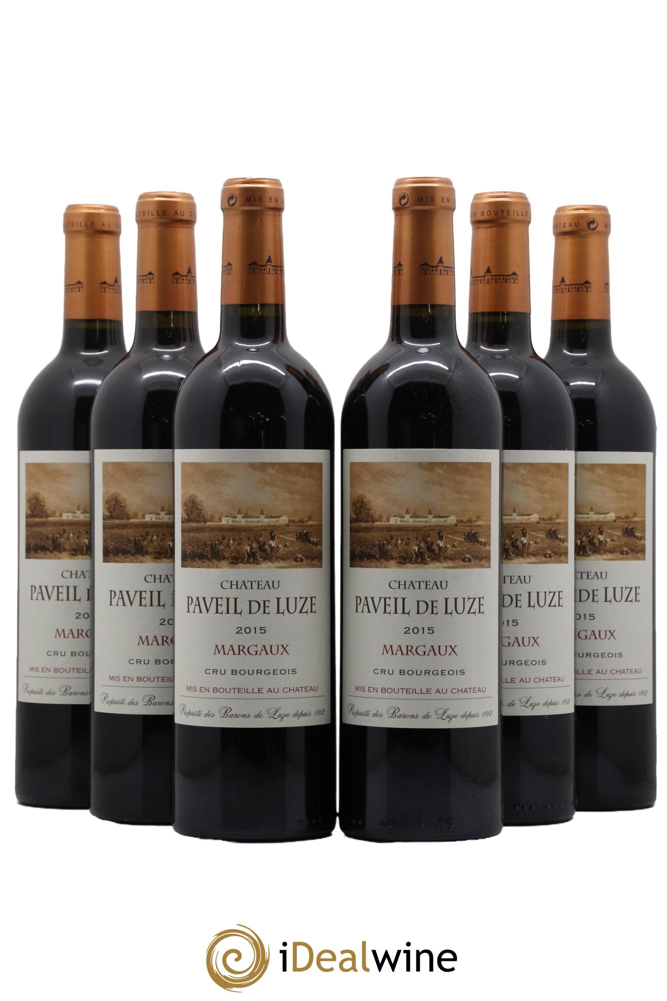Château Paveil de Luze Cru Bourgeois 2015 - Lot of 6 bottles - 0