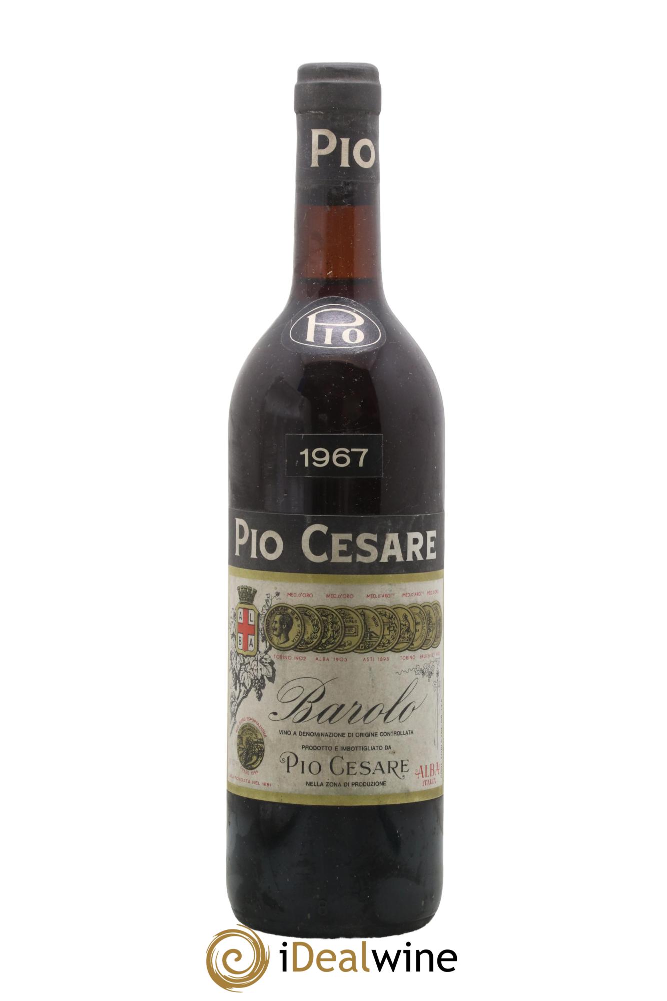 Barolo DOCG Pio Cesare 1967 - Lotto di 1 bottiglia - 0