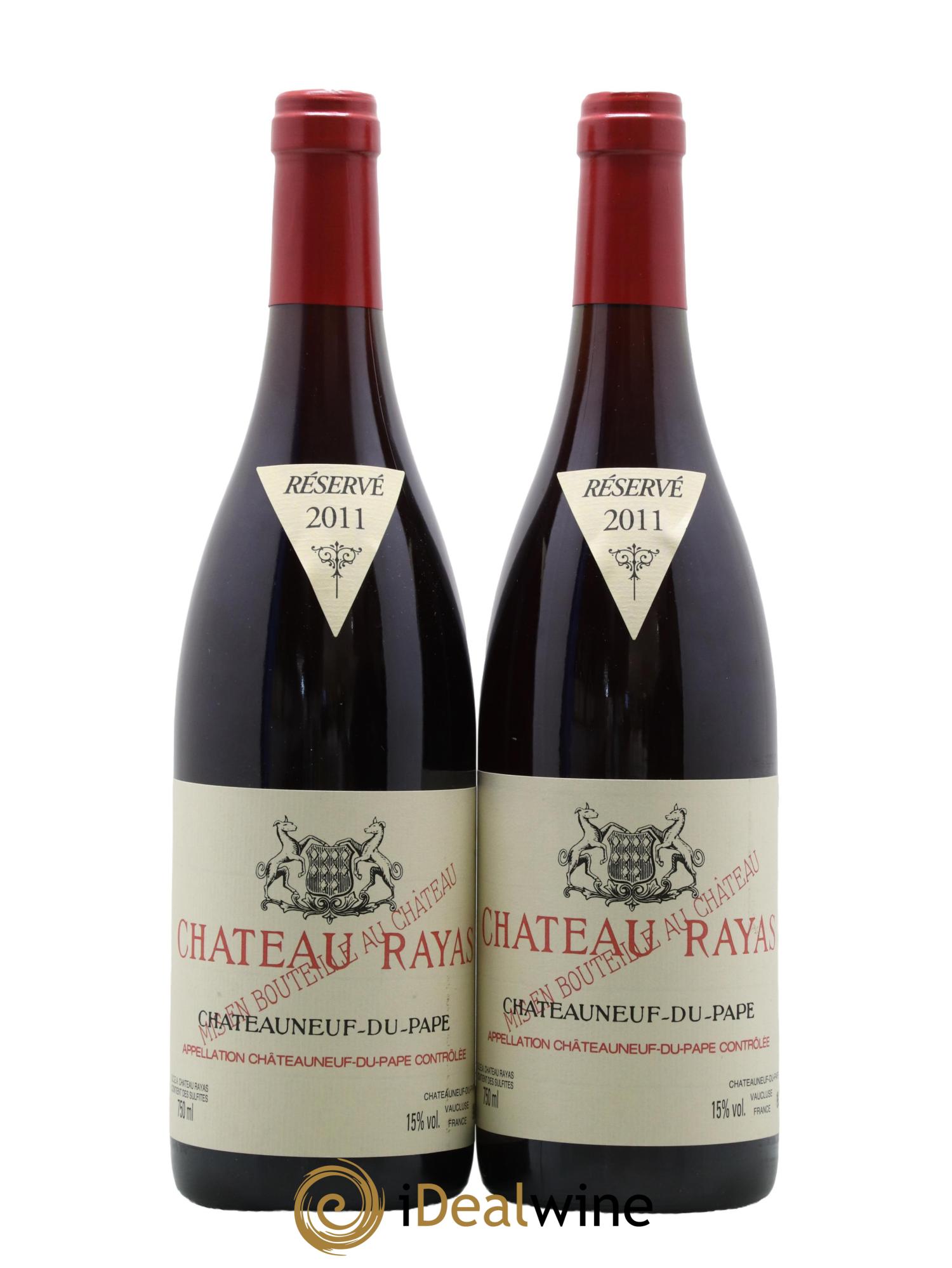 Châteauneuf-du-Pape Château Rayas Emmanuel Reynaud 2011 - Lot de 2 bouteilles - 0